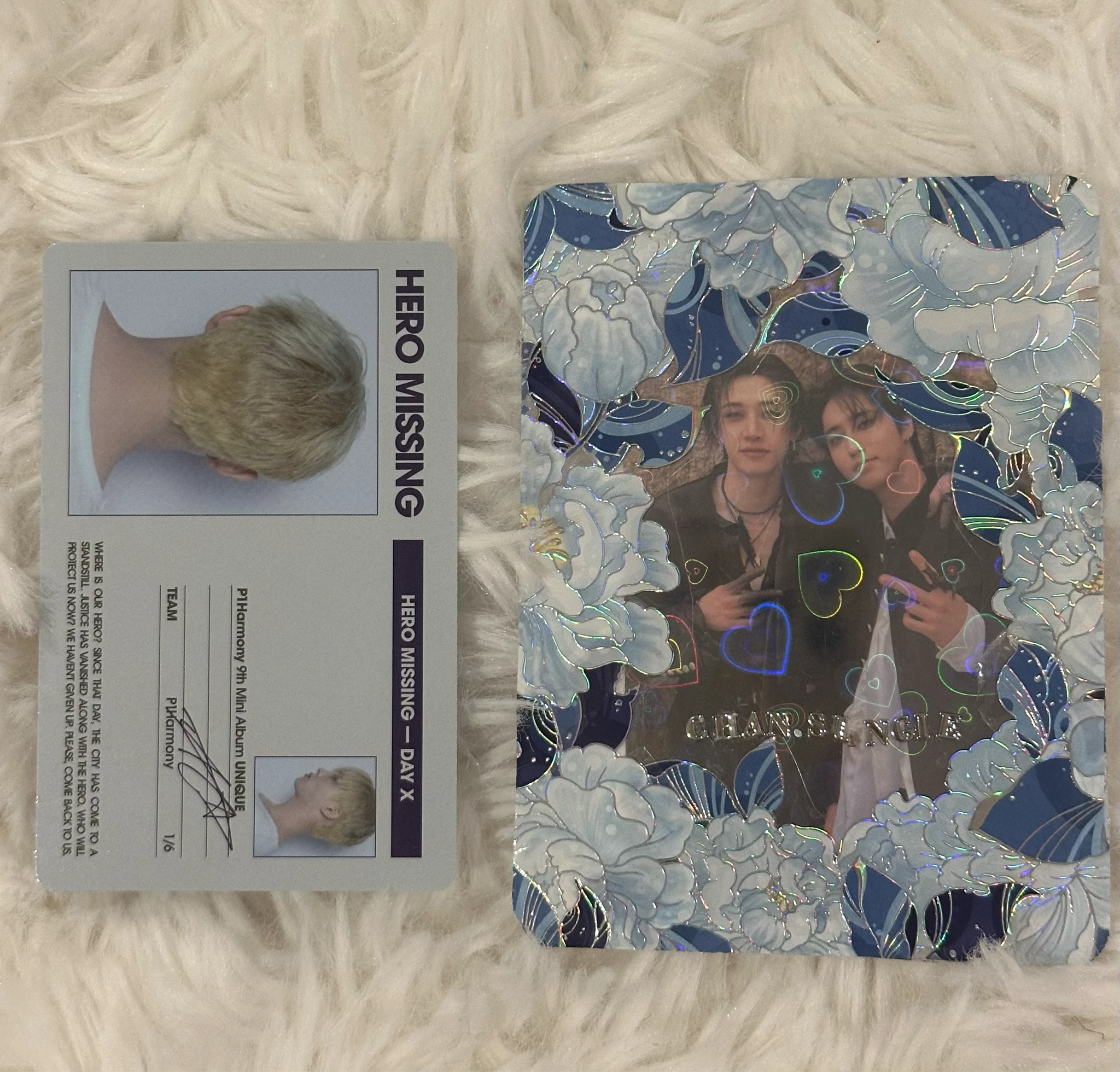 P1Harmony Keeho P1Harmony - Keeho - UNIQUE Album id card double-sided album photocard listing photo 2