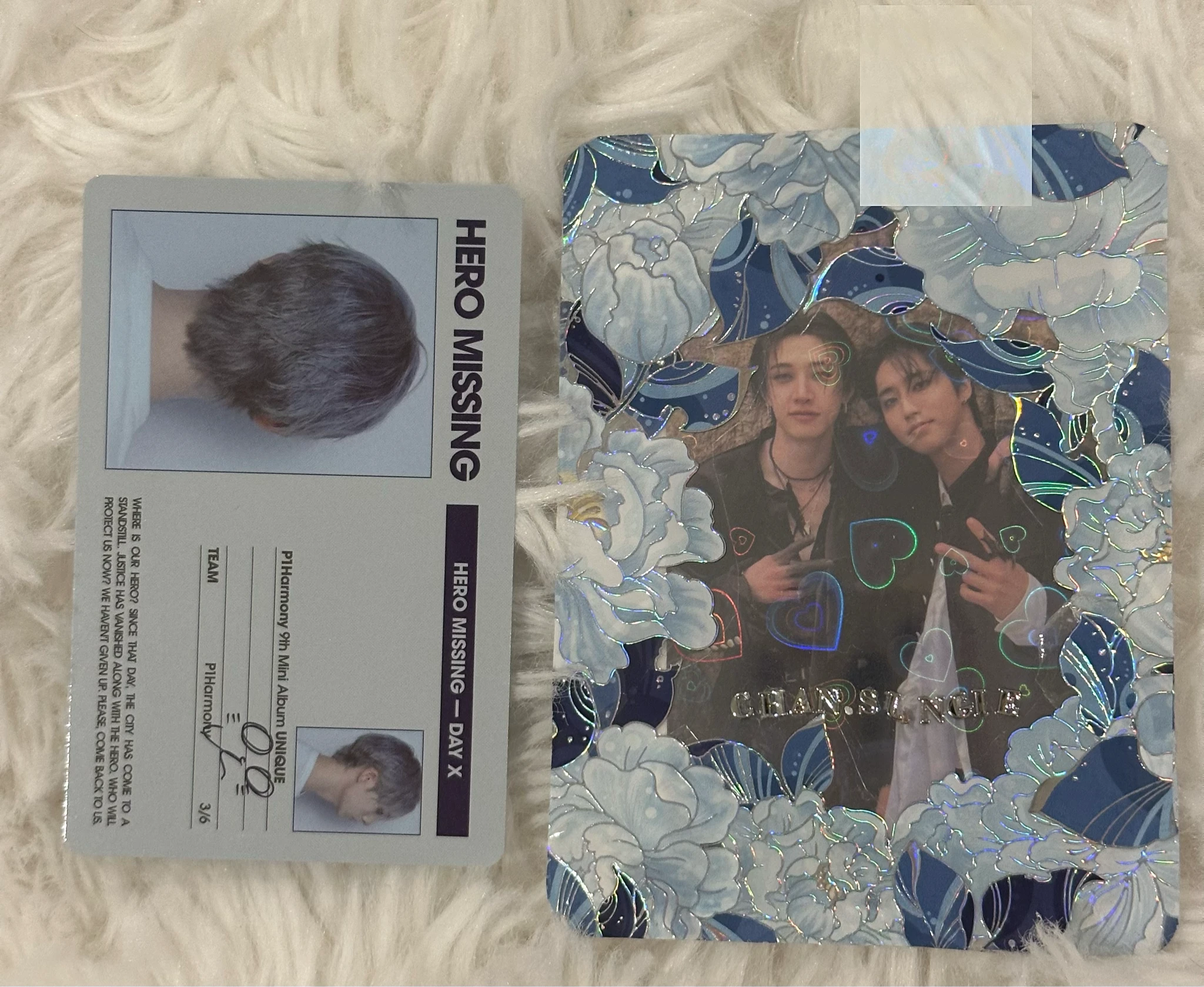 P1Harmony Jiung P1Harmony - Jiung - UNIQUE Album B version id card double-sided album inclusion listing photo 2
