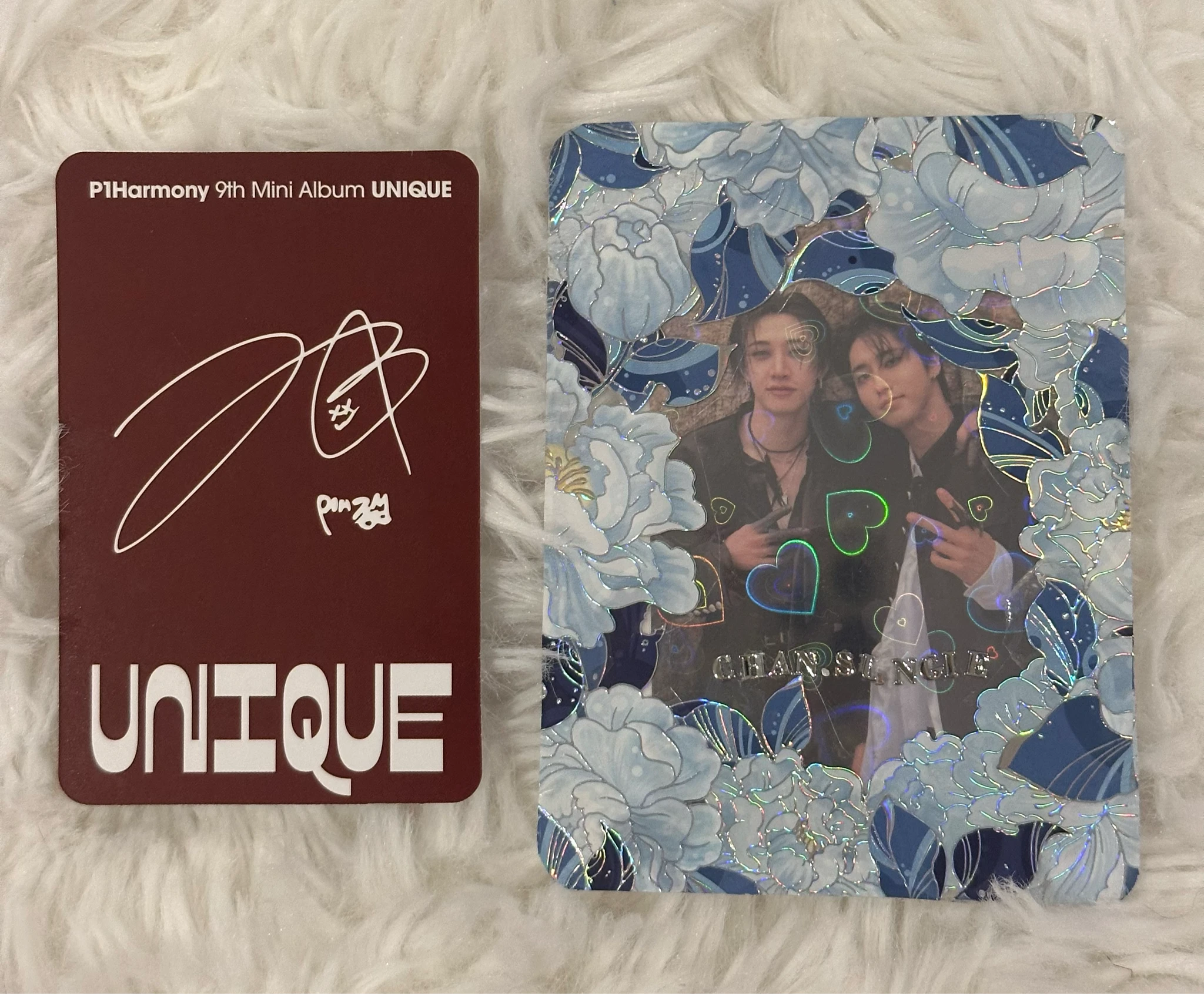 P1Harmony Jongseob P1Harmony - Jongseob - UNIQUE Album A version album photocard listing photo 2