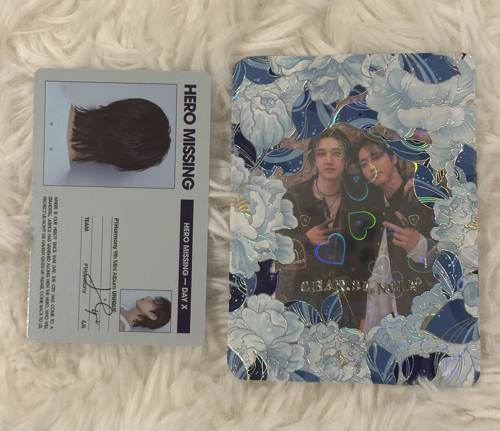 P1Harmony Intak P1Harmony - Intak - UNIQUE Album album inclusion id card B version double-sided listing photo 2