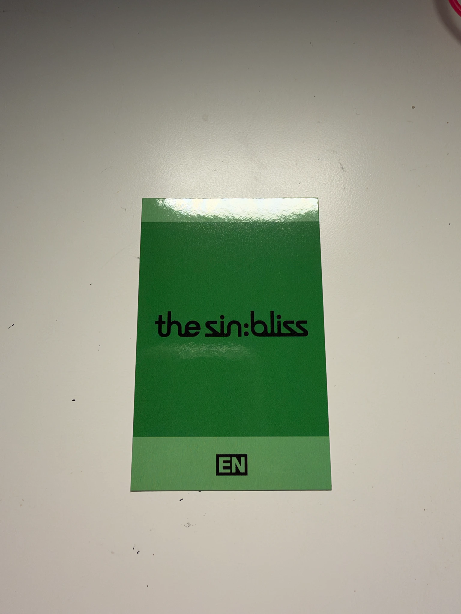 ENHYPEN Ni-ki ENHYPEN - Ni-ki - THE SIN: BLISS Album apple music pob (pre-order benefit) polaroid listing photo 2