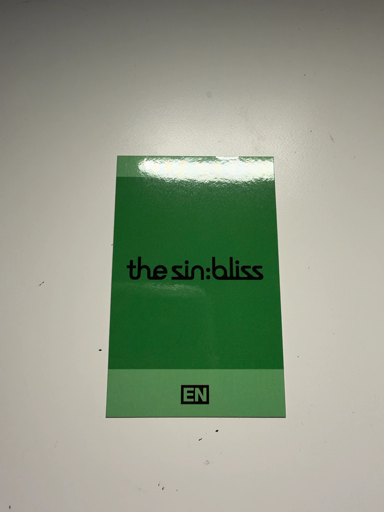 ENHYPEN Jungwon ENHYPEN - Jungwon - THE SIN: BLISS Album apple music pob (pre-order benefit) polaroid listing photo 2