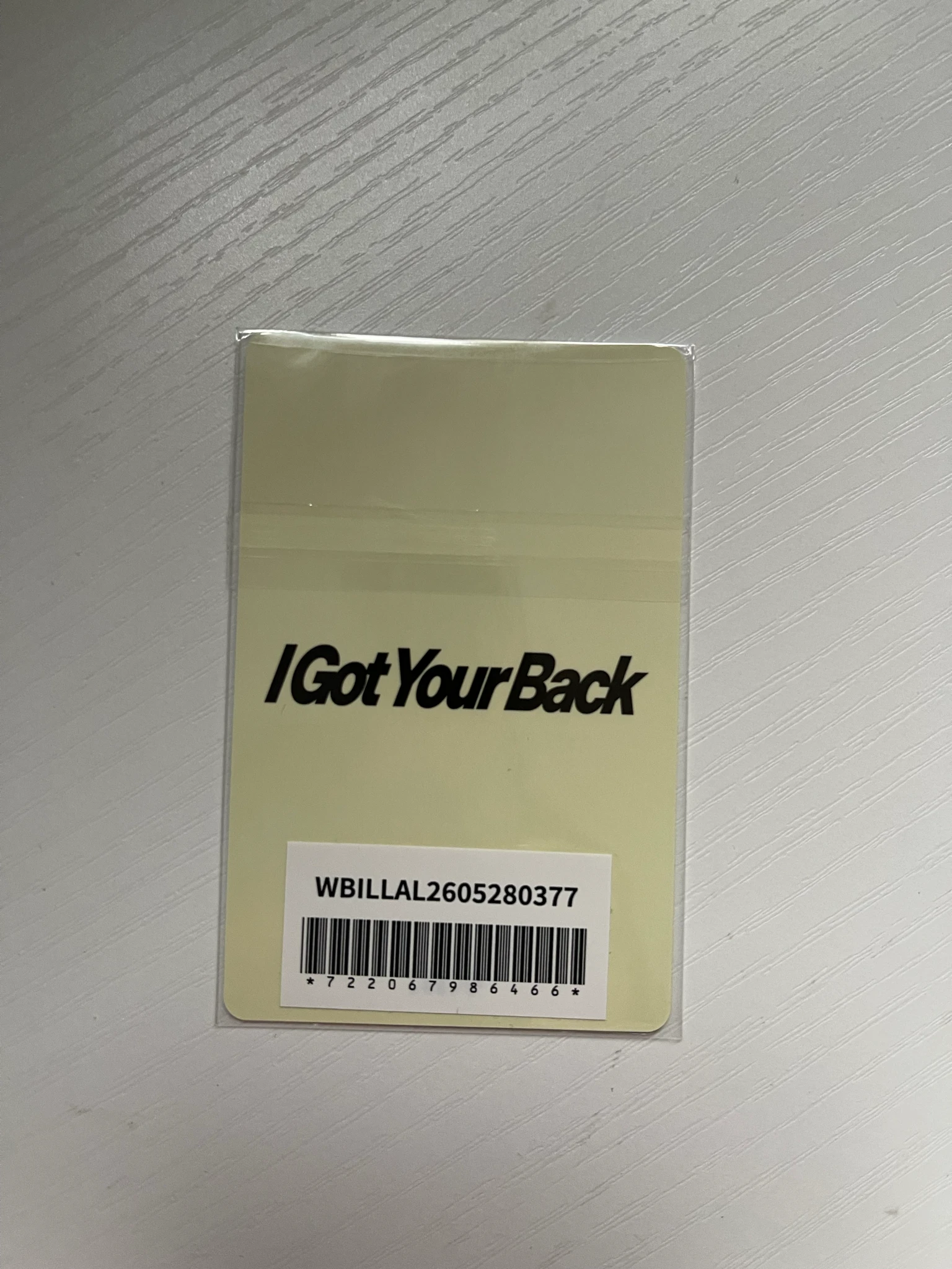 ILLIT Moka ILLIT - Moka - I Got Your Back Album lucky draw (LD) weverse japan shop (wvj) round 1 listing photo 2