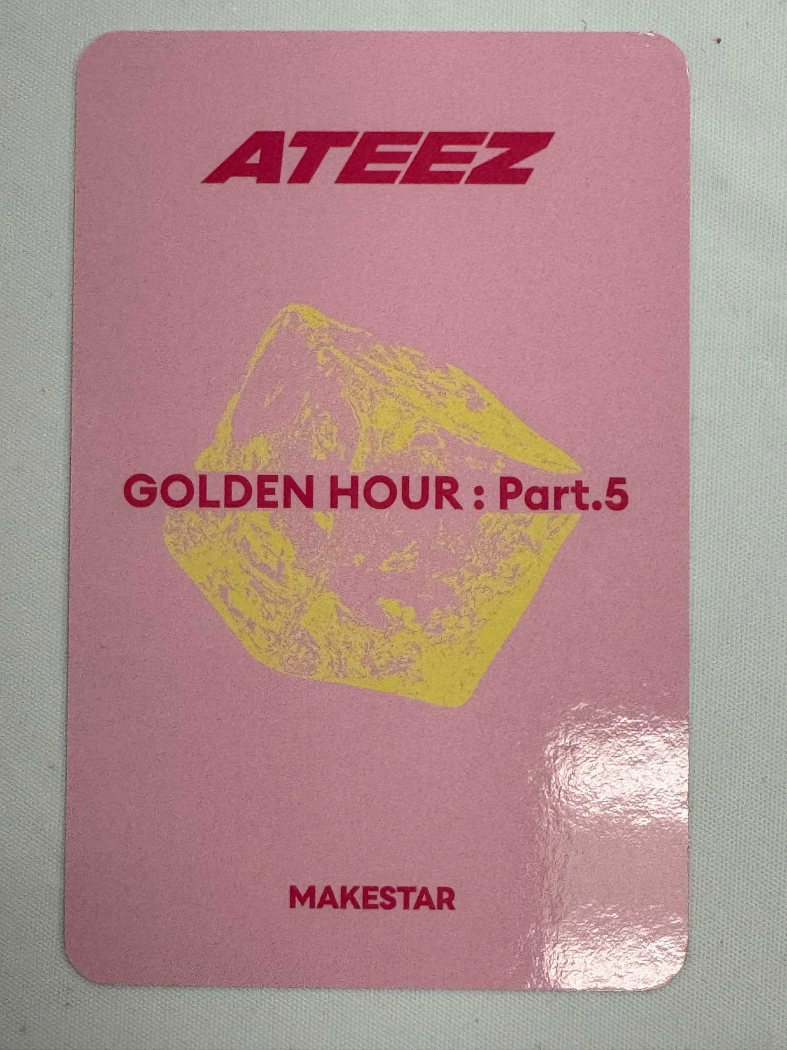 ATEEZ Hongjoong ATEEZ - Hongjoong - GOLDEN HOUR : Part.5 Album lucky draw (LD) makestar listing photo 2