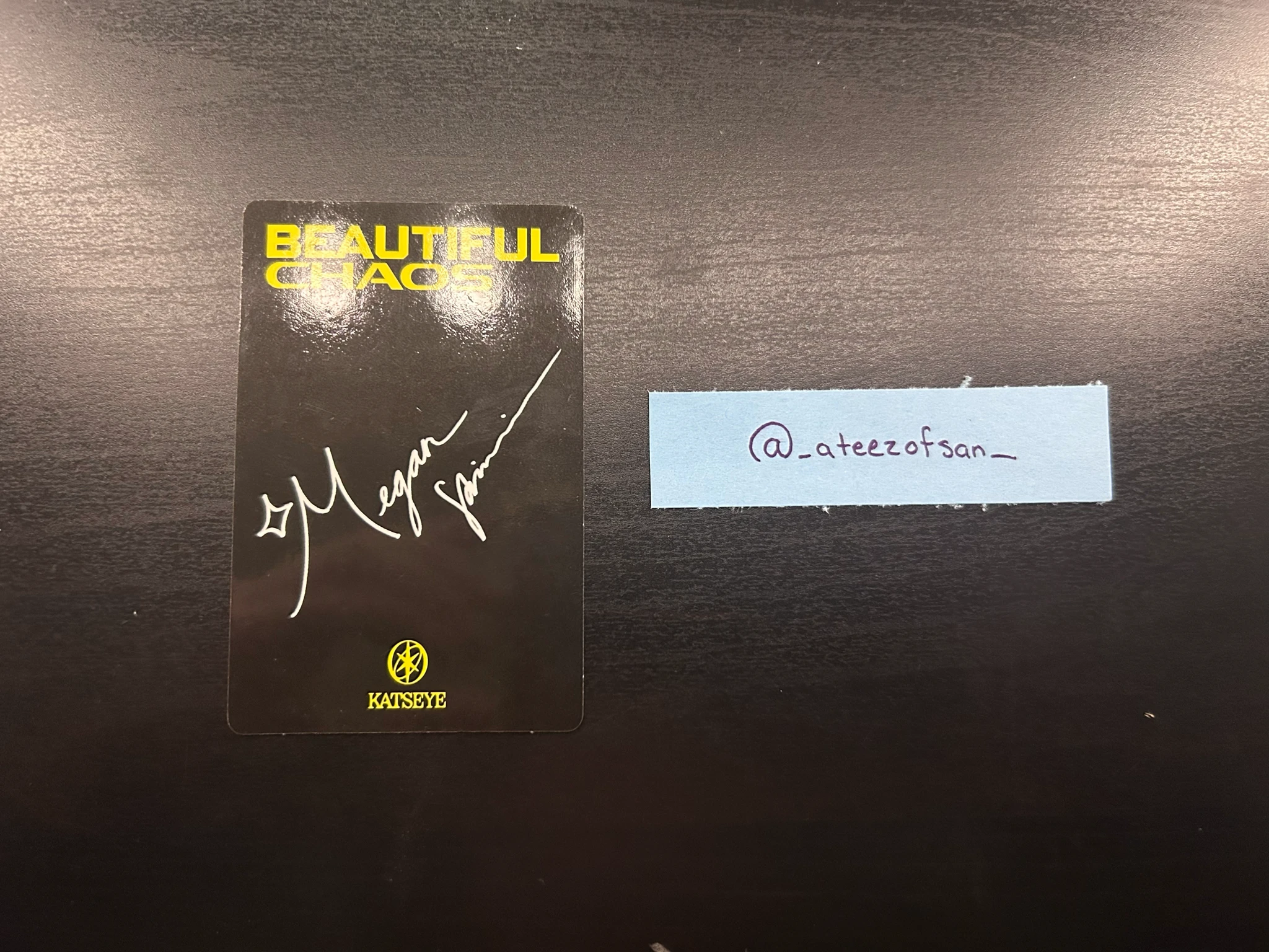 KATSEYE Megan KATSEYE - Megan - BEAUTIFUL CHAOS Album chaotic version album photocard listing photo 2