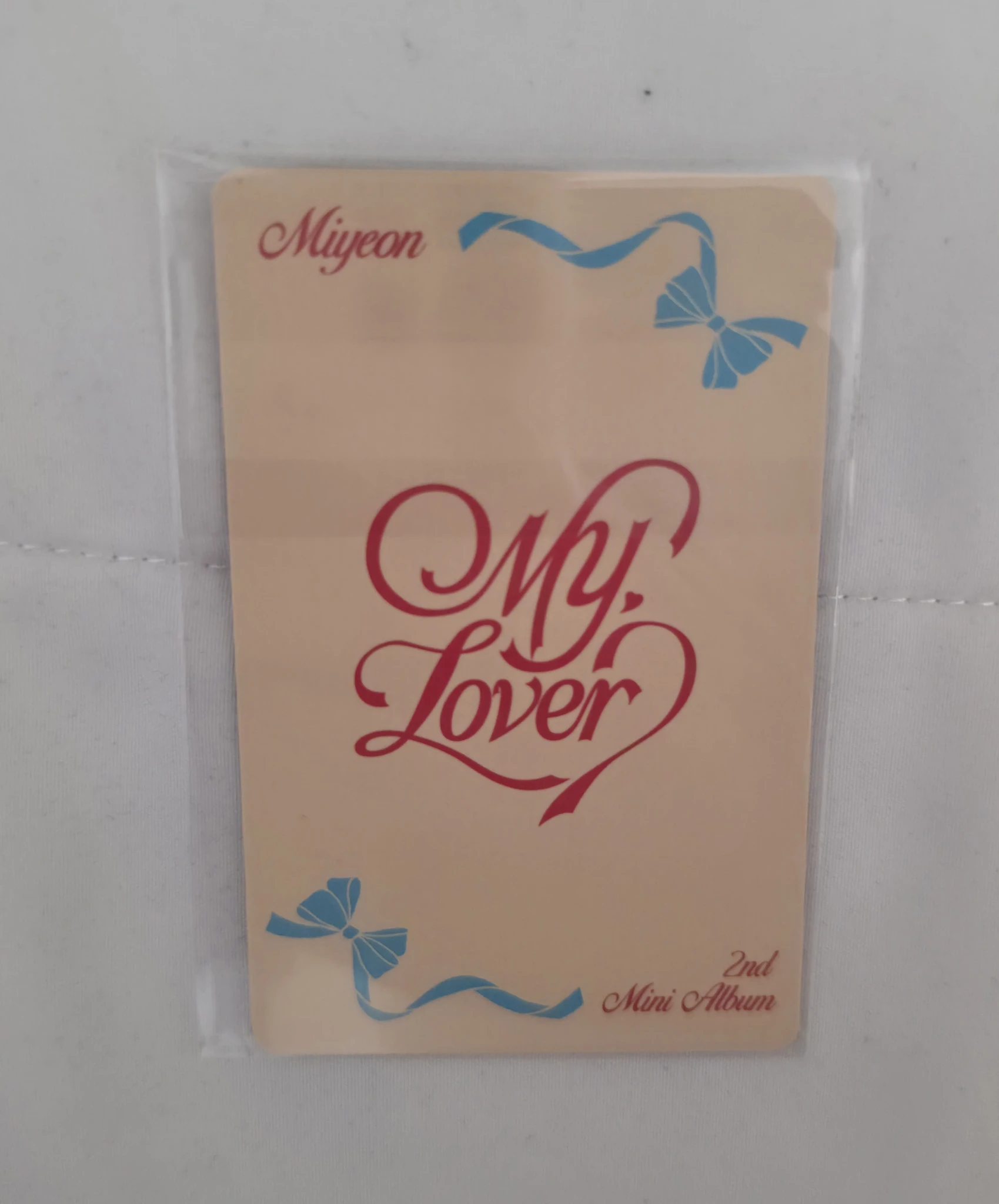 i-dle Miyeon i-dle - Miyeon - MY, Lover Album pop-up merch photocard hoodie listing photo 2