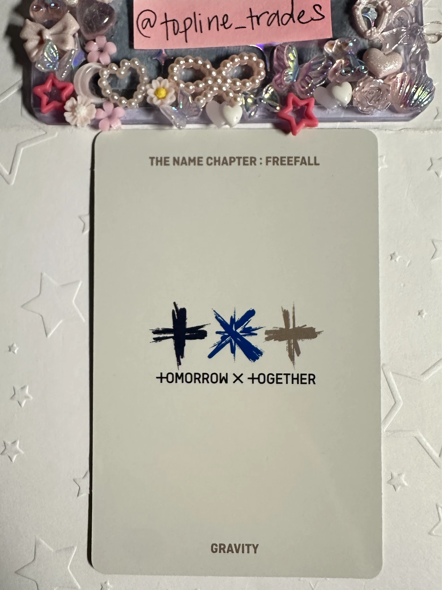 TOMORROW X TOGETHER Yeonjun TOMORROW X TOGETHER - Yeonjun - The Name Chapter: Freefall Album album photocard gravity version listing photo 2