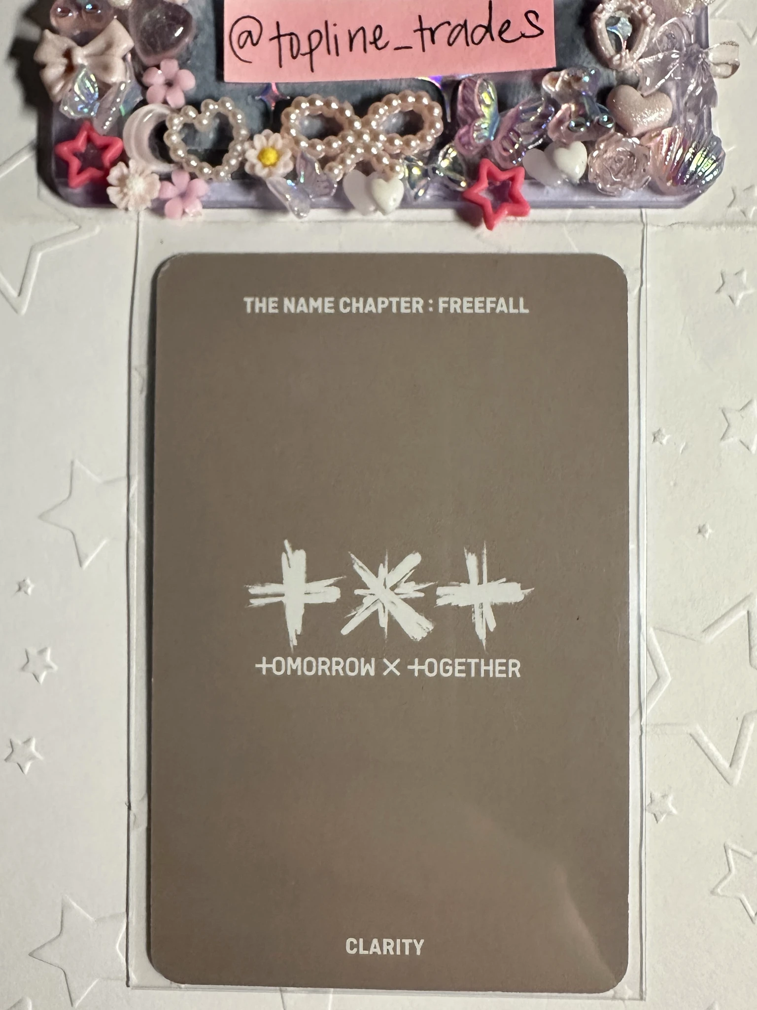 TOMORROW X TOGETHER Huening Kai TOMORROW X TOGETHER - Huening Kai - The Name Chapter: Freefall Album album photocard listing photo 2