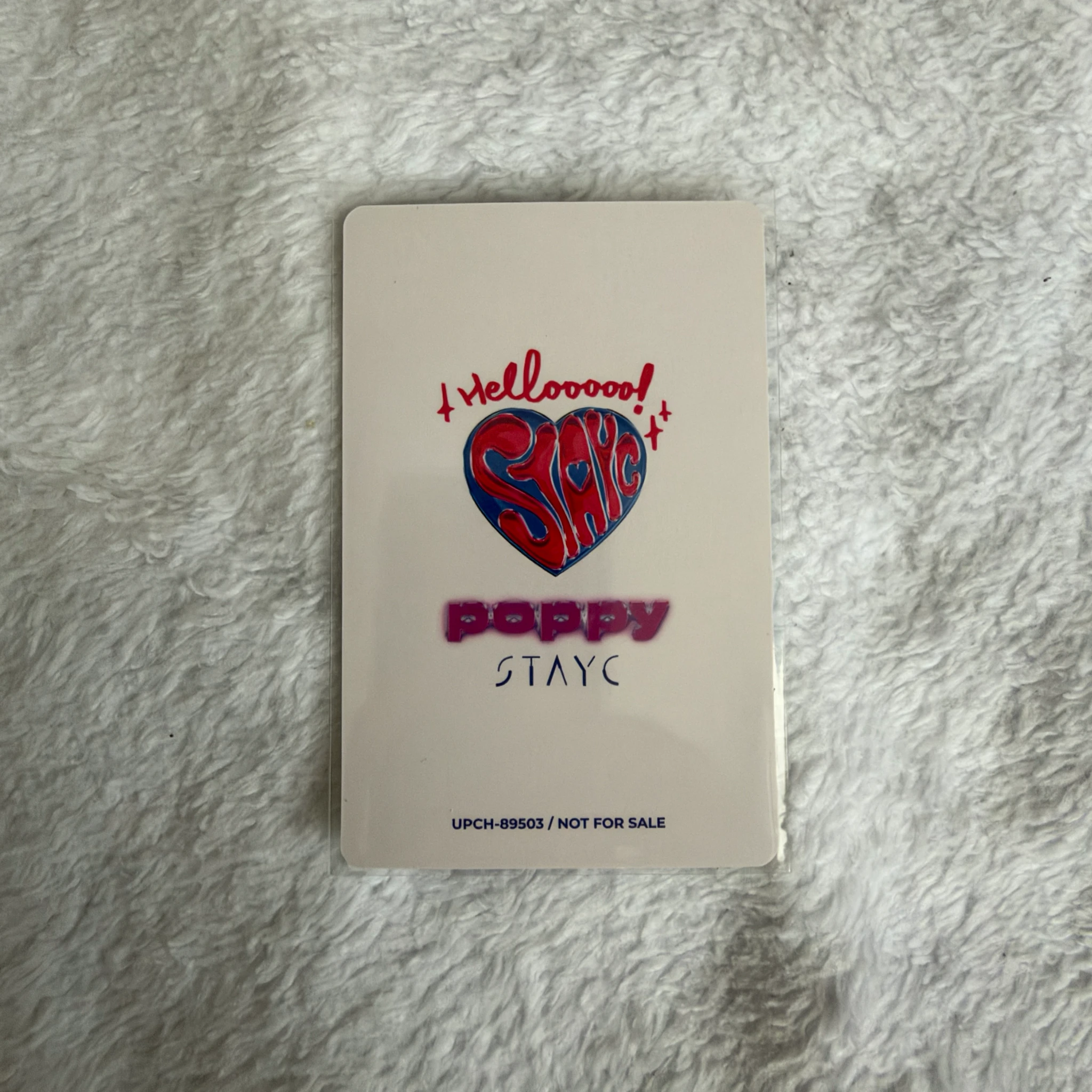 STAYC Sumin STAYC - Sumin - POPPY Album album photocard limited edition listing photo 2