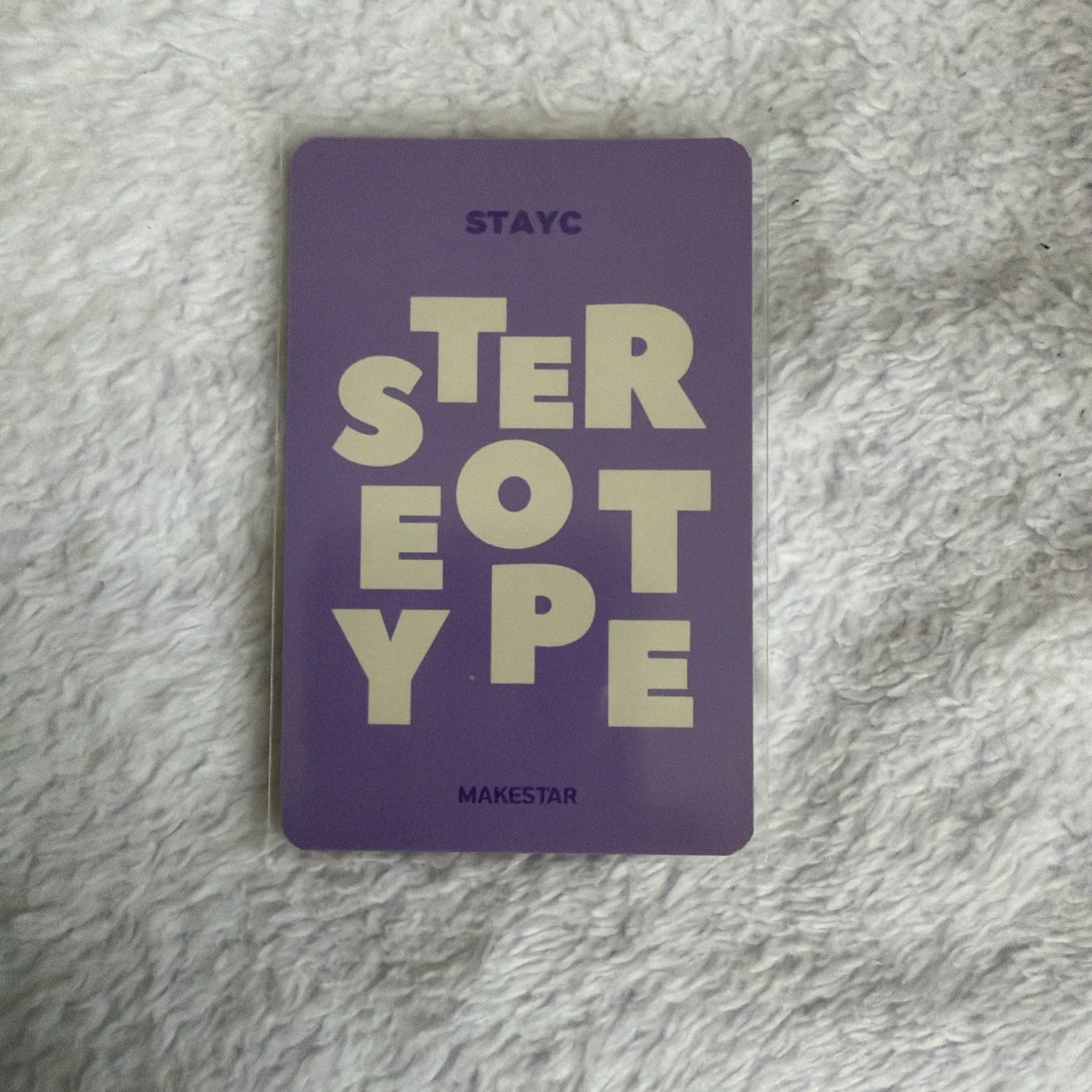STAYC Sumin STAYC - Sumin - STEREOTYPE Album makestar fansign round 5 listing photo 2