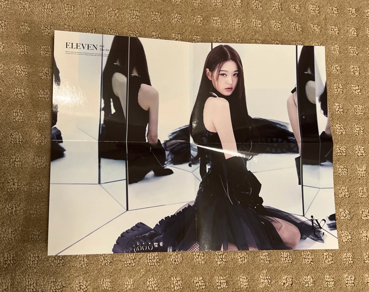 IVE Wonyoung IVE - Wonyoung - ELEVEN Album album inclusion horizontal folded poster listing photo 2