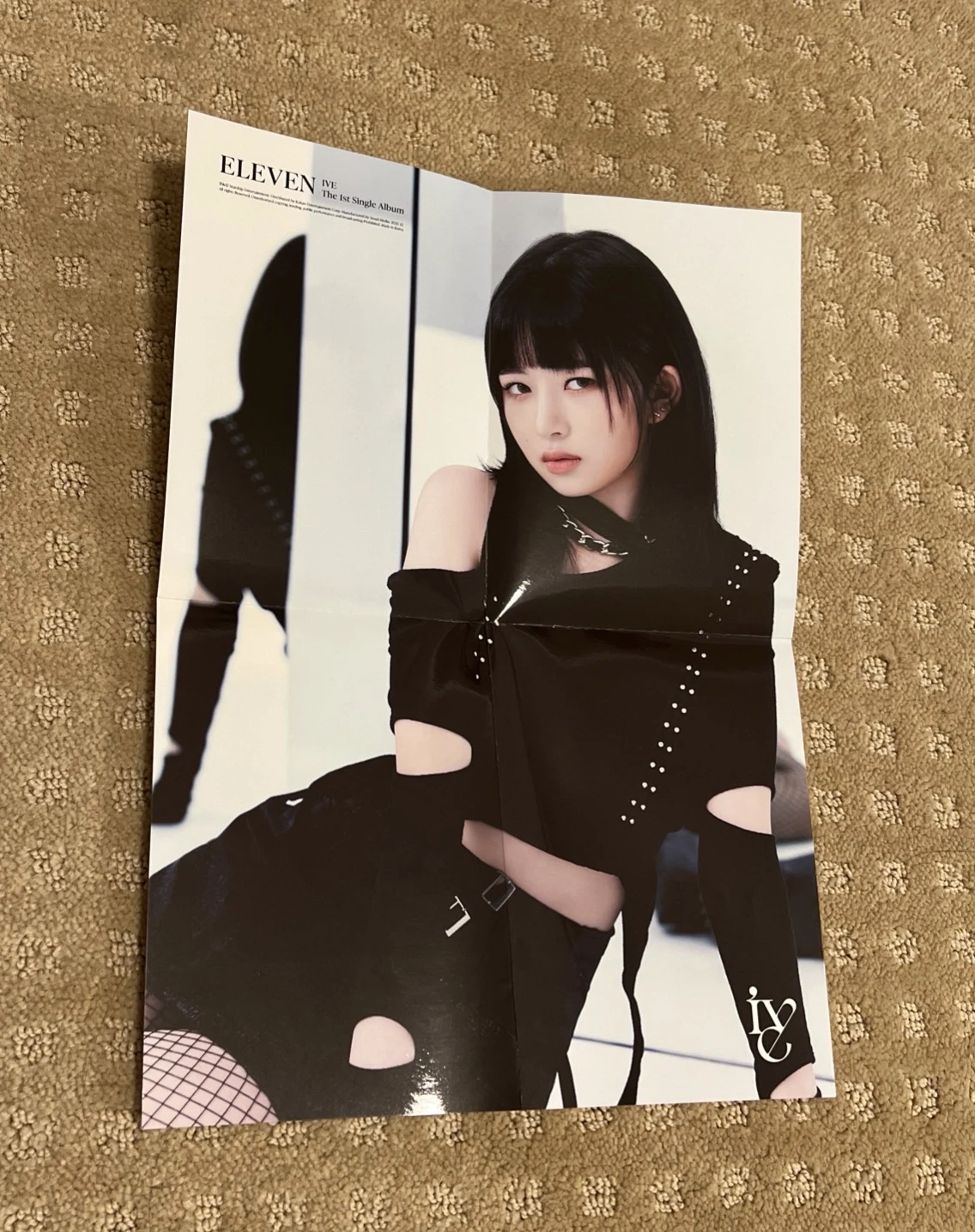 IVE Rei IVE - Rei - ELEVEN Album folded poster album inclusion listing photo 2