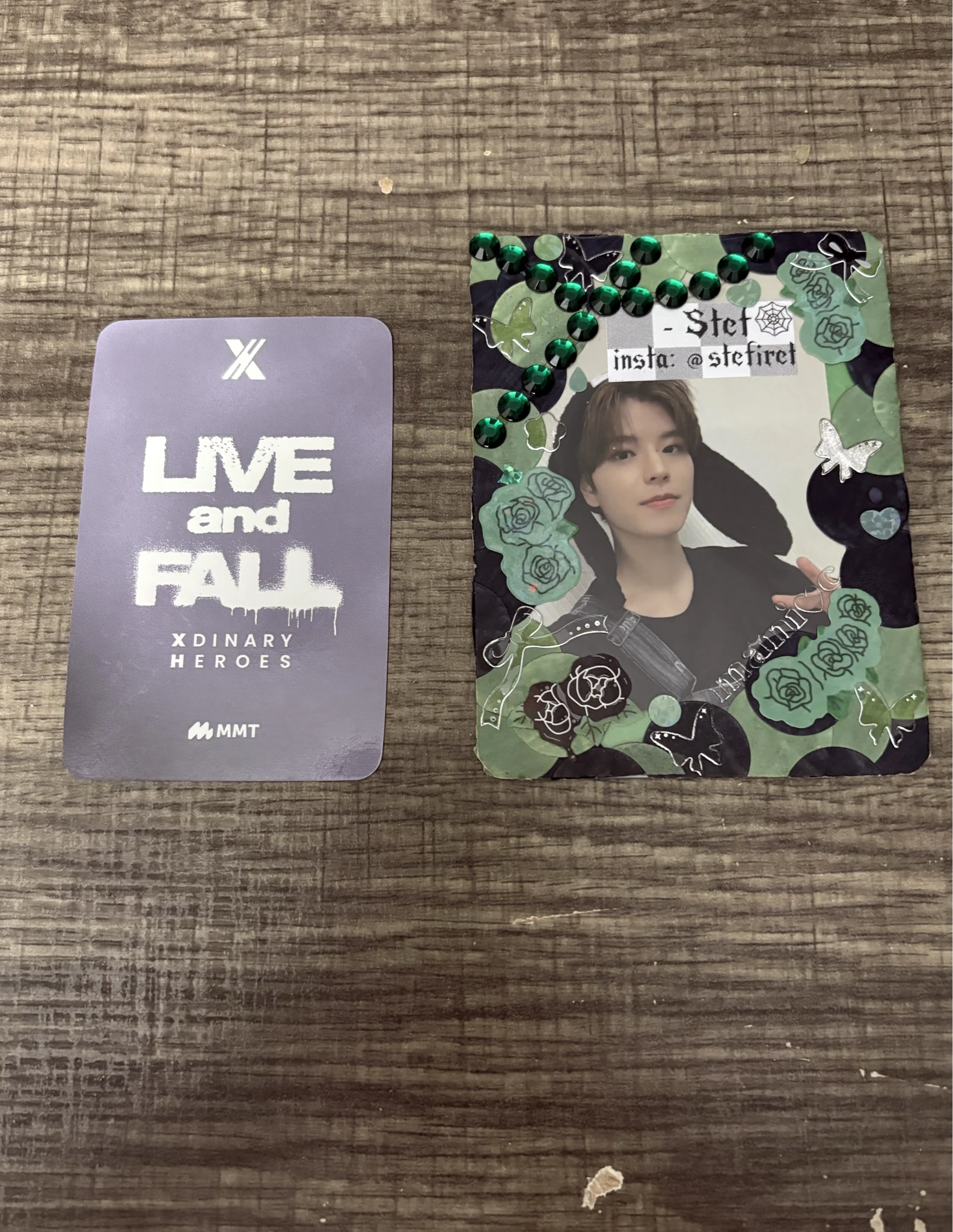Xdinary Heroes O.de Xdinary Heroes - O.de - Live and Fall Album mymusictaste (mmt) fansign round 2 listing photo 2