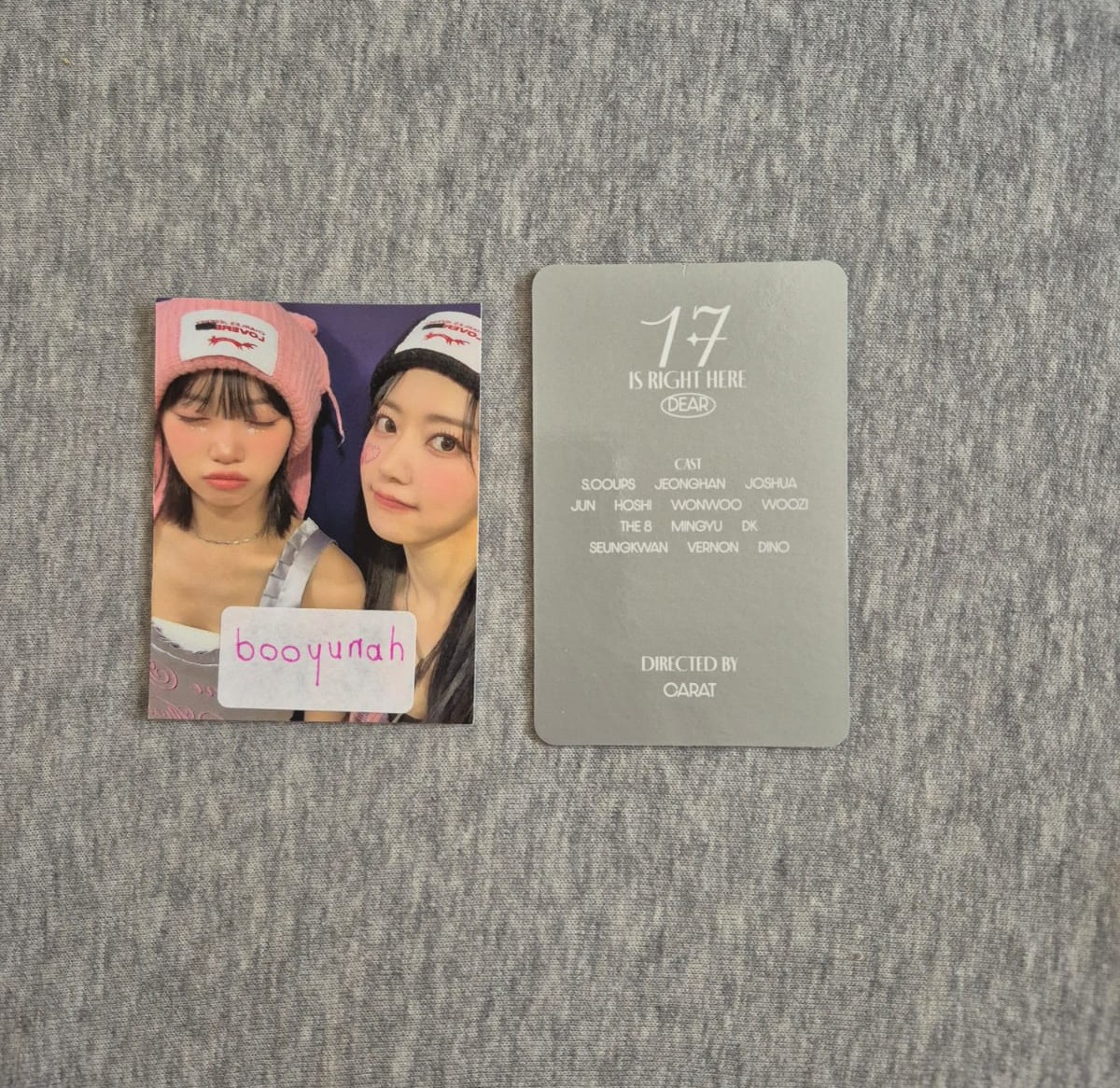 SEVENTEEN Jeonghan SEVENTEEN - Jeonghan - 17 IS RIGHT HERE Album album photocard carat version listing photo 2