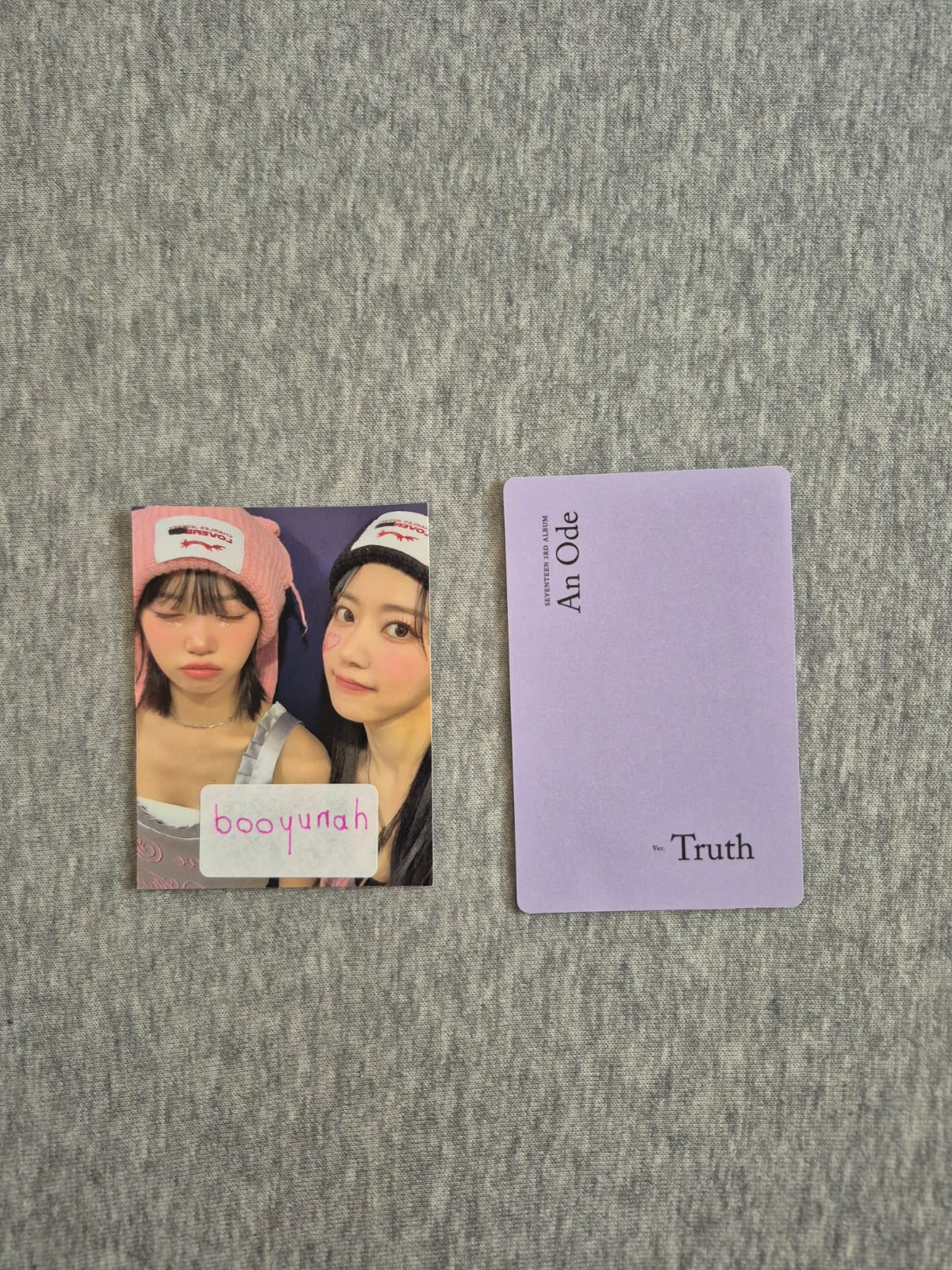 SEVENTEEN Vernon SEVENTEEN - Vernon - An Ode Album album photocard purple back truth version listing photo 2