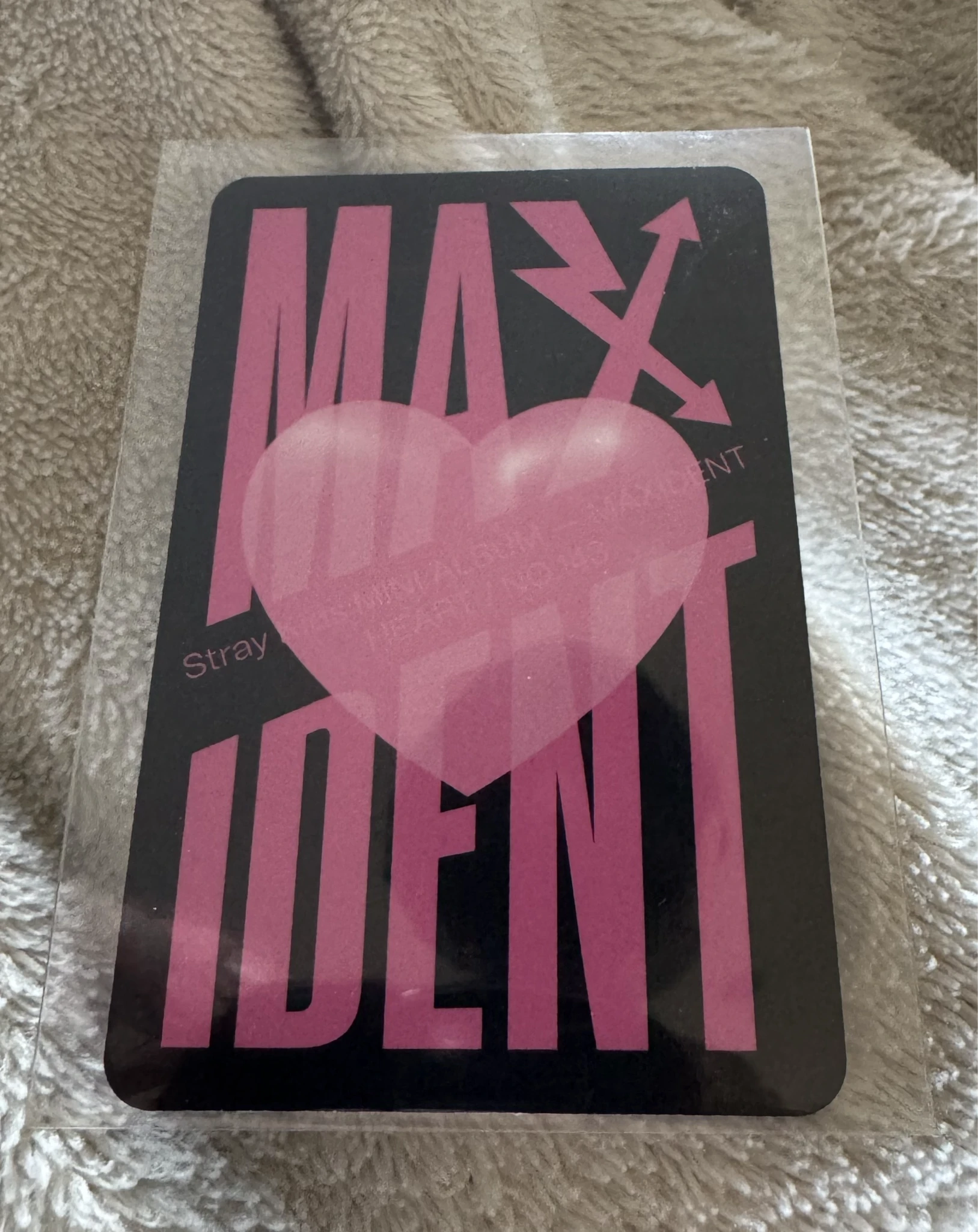 Stray Kids Hyunjin Stray Kids - Hyunjin - Maxident Album album photocard heart version listing photo 2