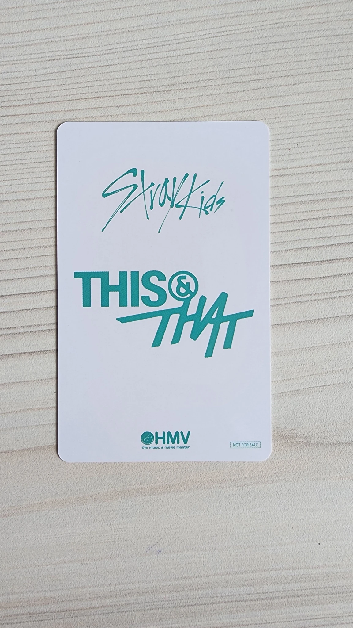 Stray Kids Hyunjin Stray Kids - Hyunjin - This & That Album hmv japan lucky draw (LD) A version listing photo 2