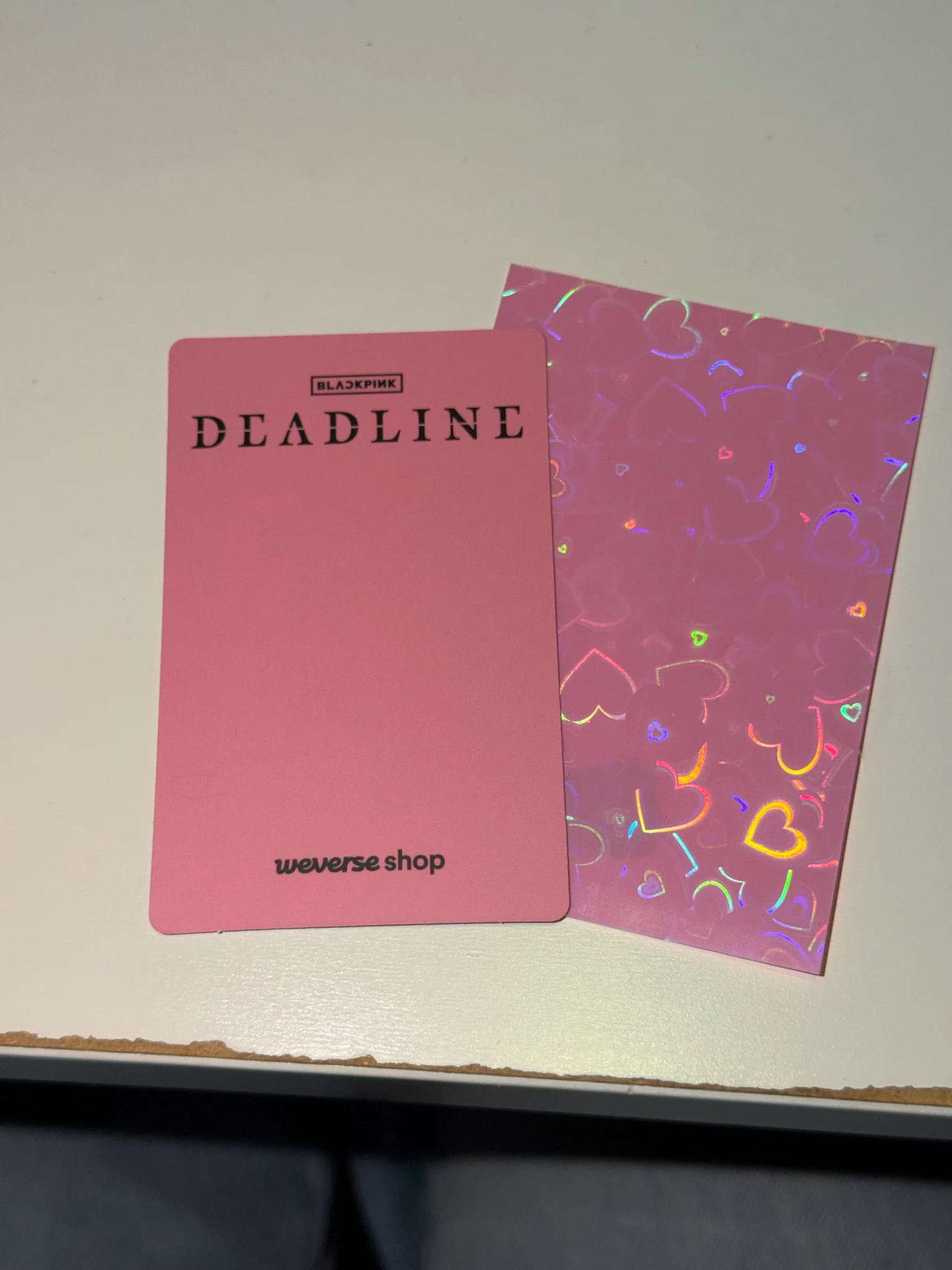 BLACKPINK Jennie BLACKPINK - Jennie - Deadline Album pob (pre-order benefit) weverse global shop (wvg) listing photo 2