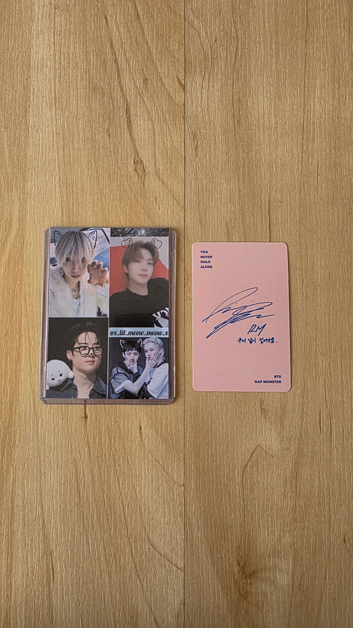 BTS RM BTS - RM - You Never Walk Alone Album album photocard listing photo 2