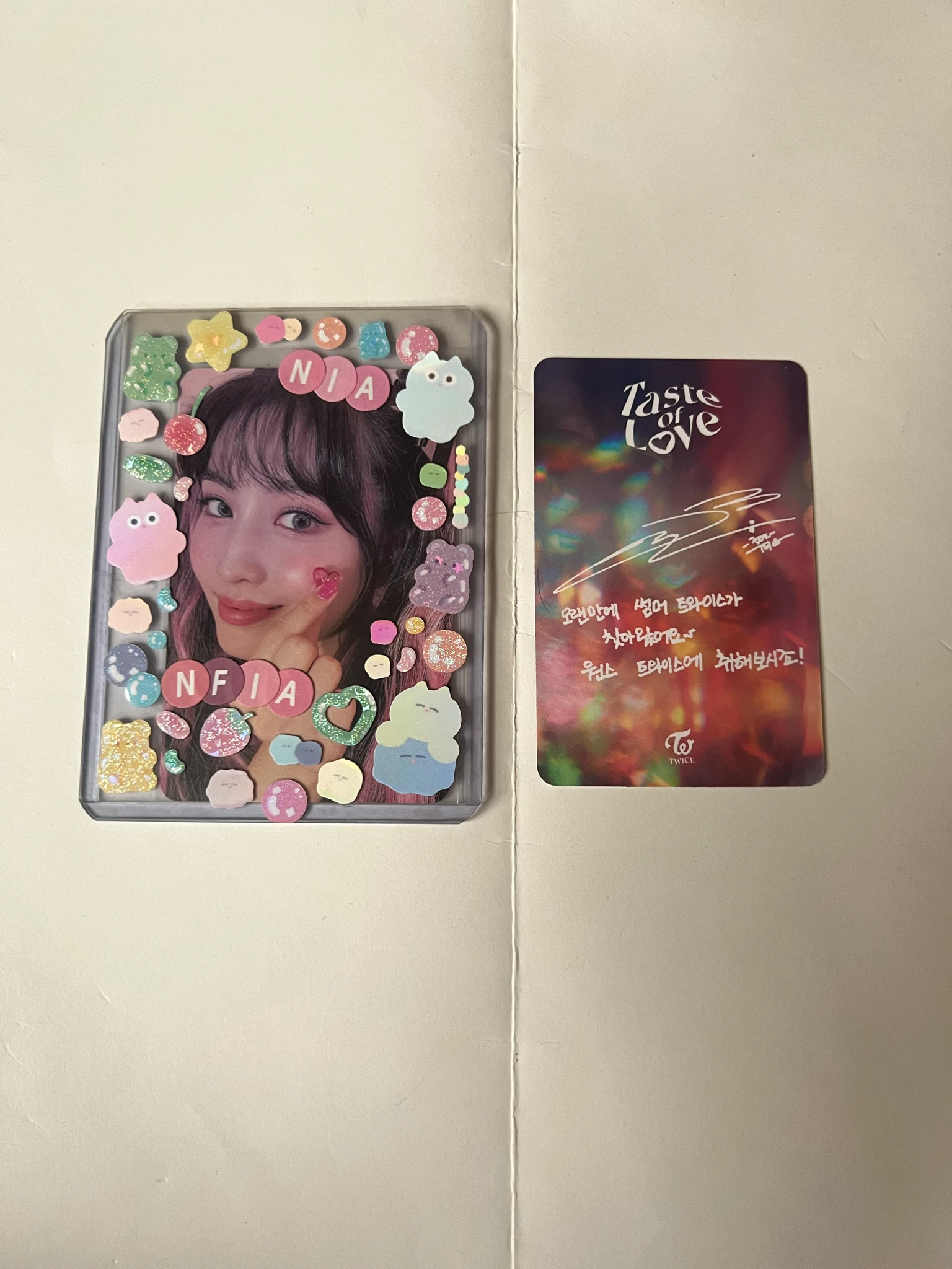 TWICE Jeongyeon TWICE - Jeongyeon - Taste of Love Album album photocard listing photo 2