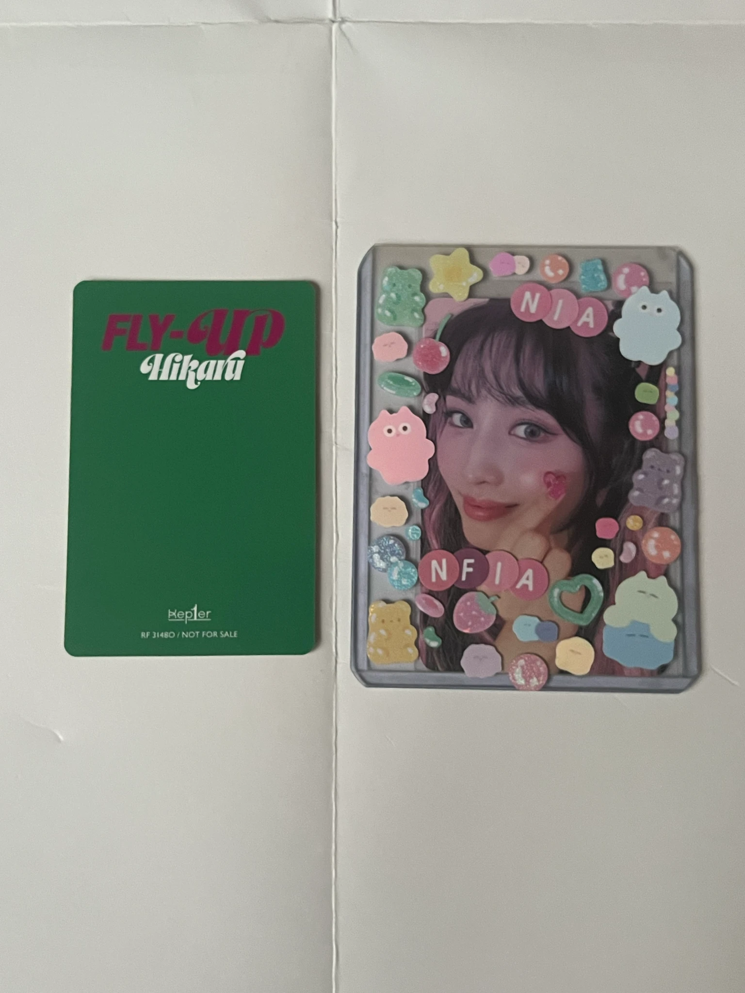 Kep1er Hikaru Kep1er - Hiyyih & Hikaru - FLY-UP Album limited b ver. album photocard listing photo 2