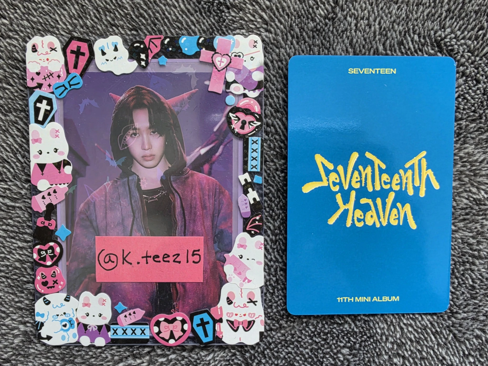 SEVENTEEN Woozi SEVENTEEN - Woozi - Seventeenth Heaven Album album photocard carat version listing photo 2