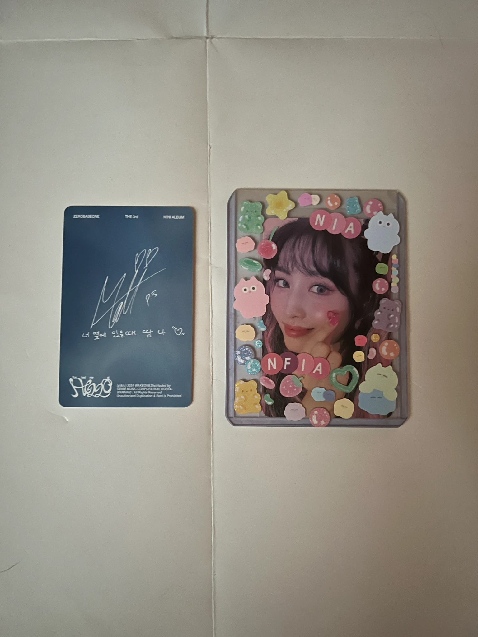 ZEROBASEONE Matthew ZEROBASEONE - Matthew - You had me at HELLO Album album photocard sunshower version listing photo 2