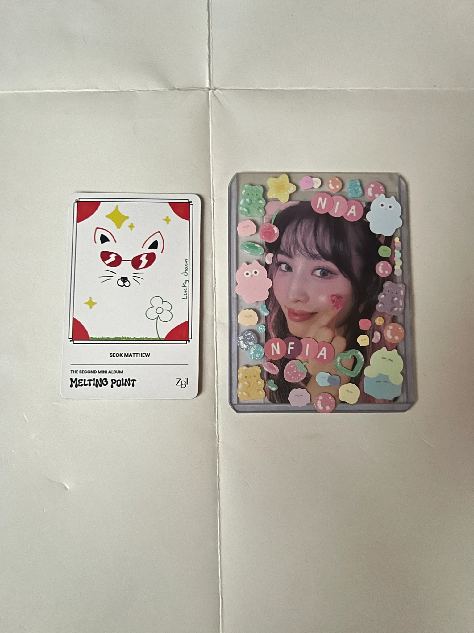 ZEROBASEONE Matthew ZEROBASEONE - Matthew - Melting Point Album album photocard lenticular listing photo 2
