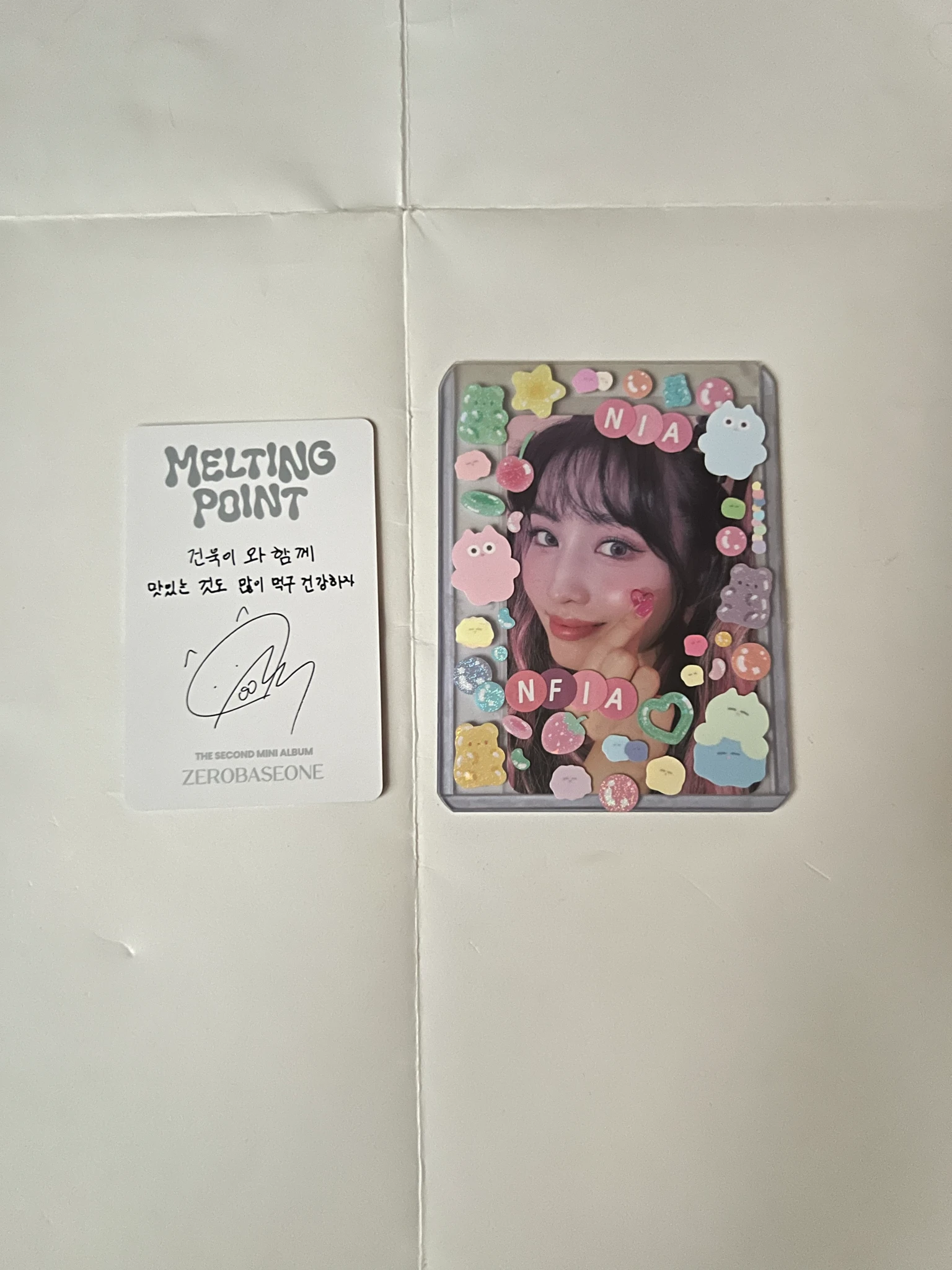 ZEROBASEONE Gunwook ZEROBASEONE - Gunwook - Melting Point Album digipack version album photocard B version listing photo 2