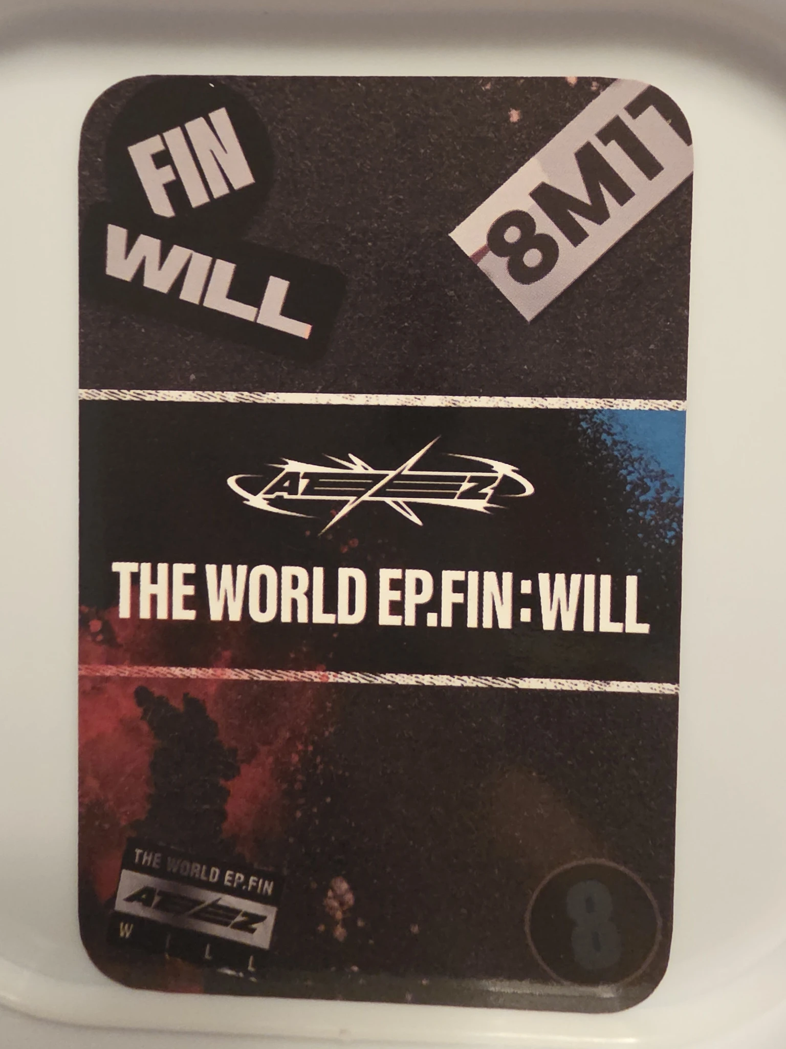 ATEEZ San ATEEZ - San - THE WORLD EP.FIN: WILL Album pob (pre-order benefit) toktoq photobook version round 1 listing photo 2