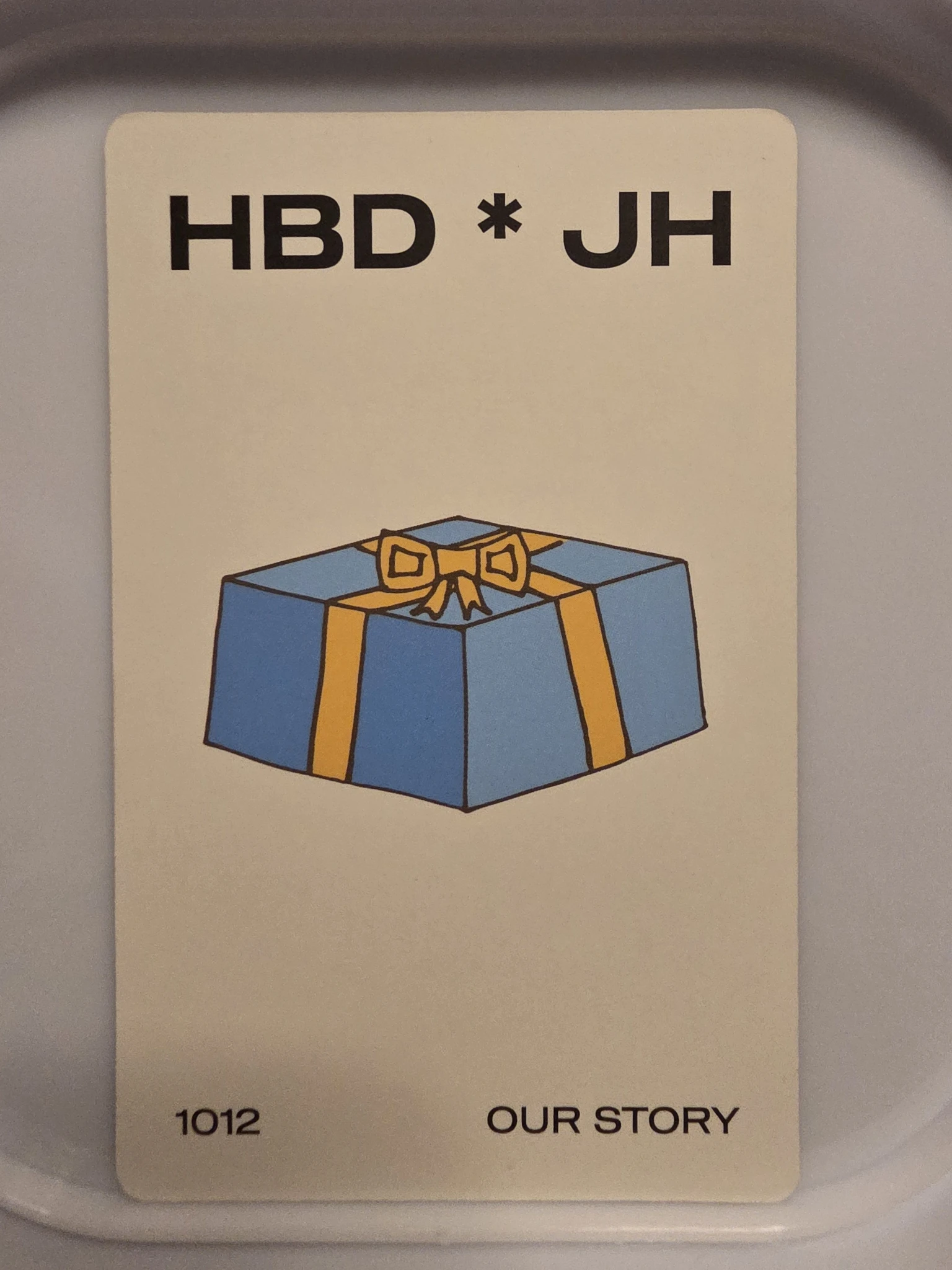 ATEEZ Jongho ATEEZ - Jongho - 2022 Our Story Birthday MD Other merch photocard listing photo 2