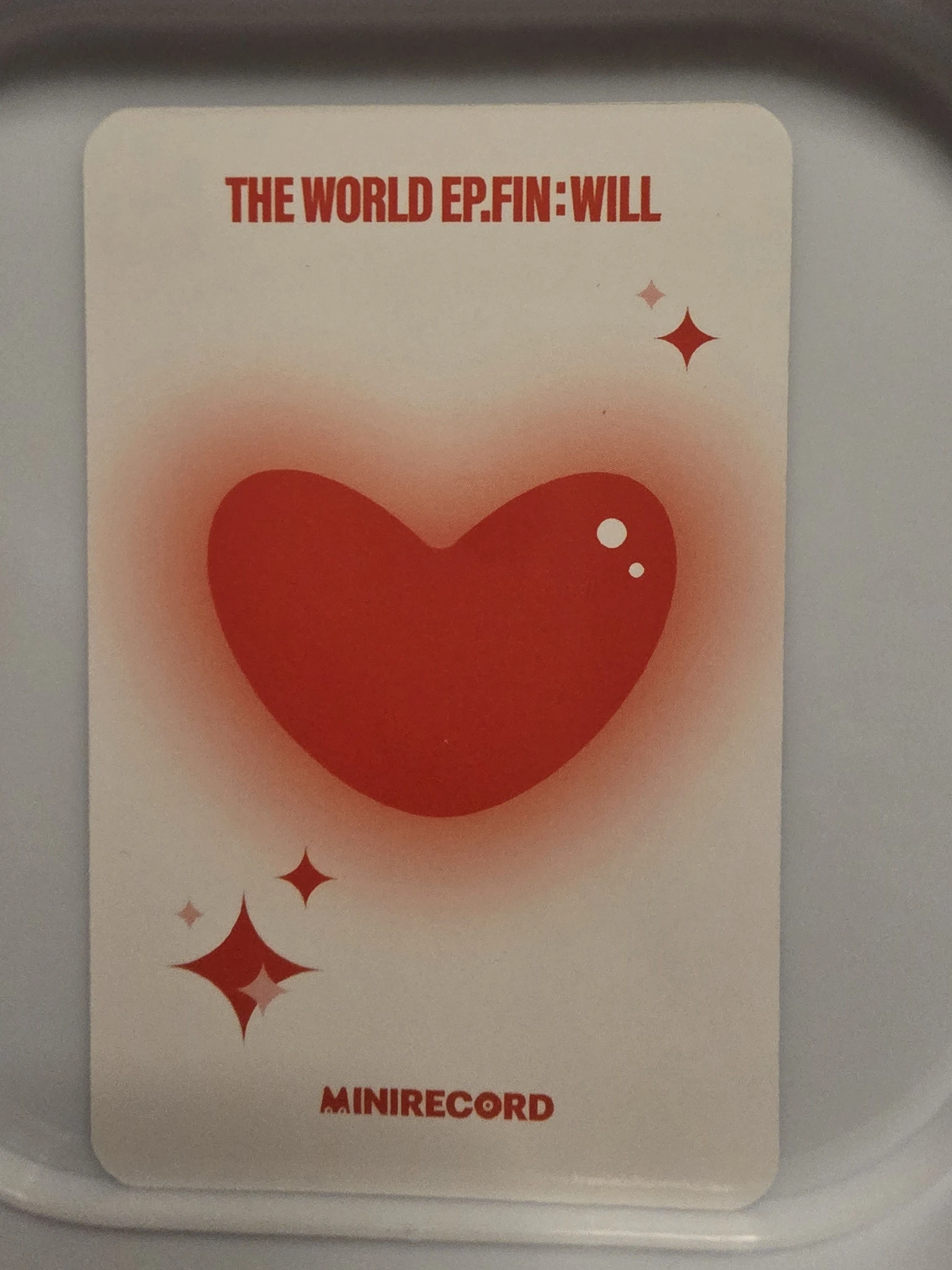 ATEEZ Wooyoung ATEEZ - Wooyoung - THE WORLD EP.FIN: WILL Album mini record listing photo 2