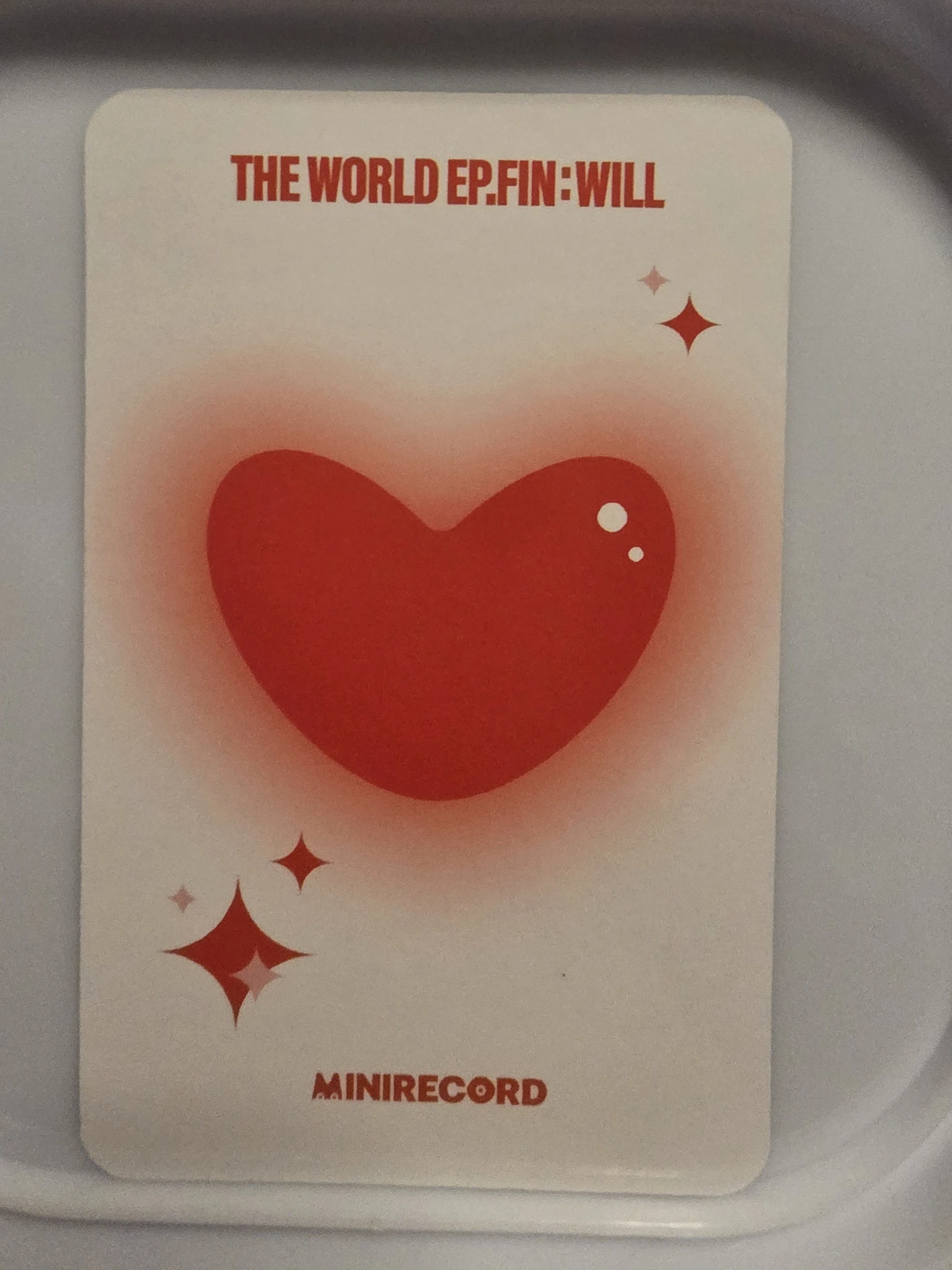 ATEEZ Jongho ATEEZ - Jongho - THE WORLD EP.FIN: WILL Album minirecord shop fansign video call (fancall) round 5 listing photo 2