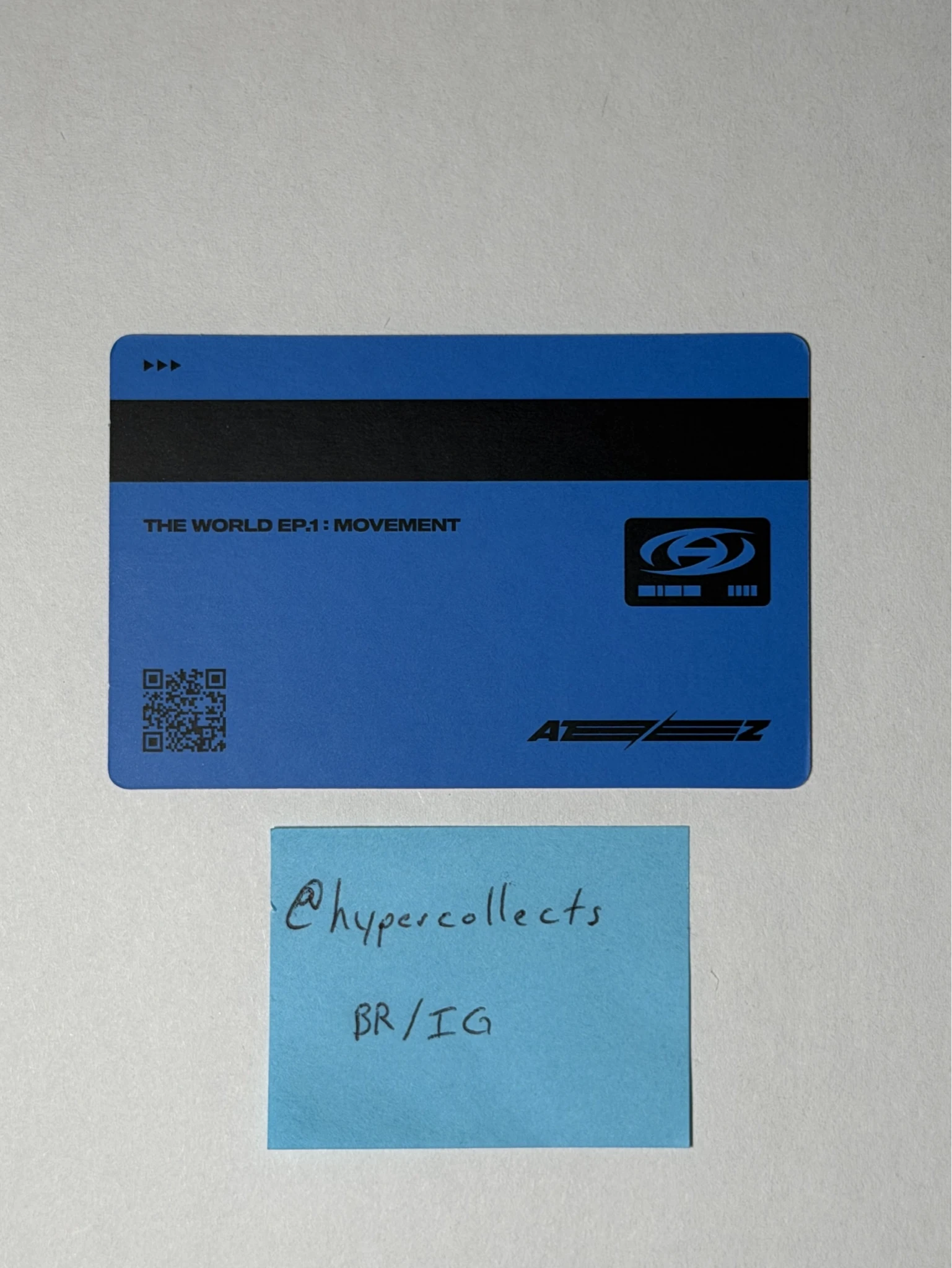 ATEEZ Yunho ATEEZ - Yunho - THE WORLD EP.1 : MOVEMENT Album album photocard A version id card listing photo 2