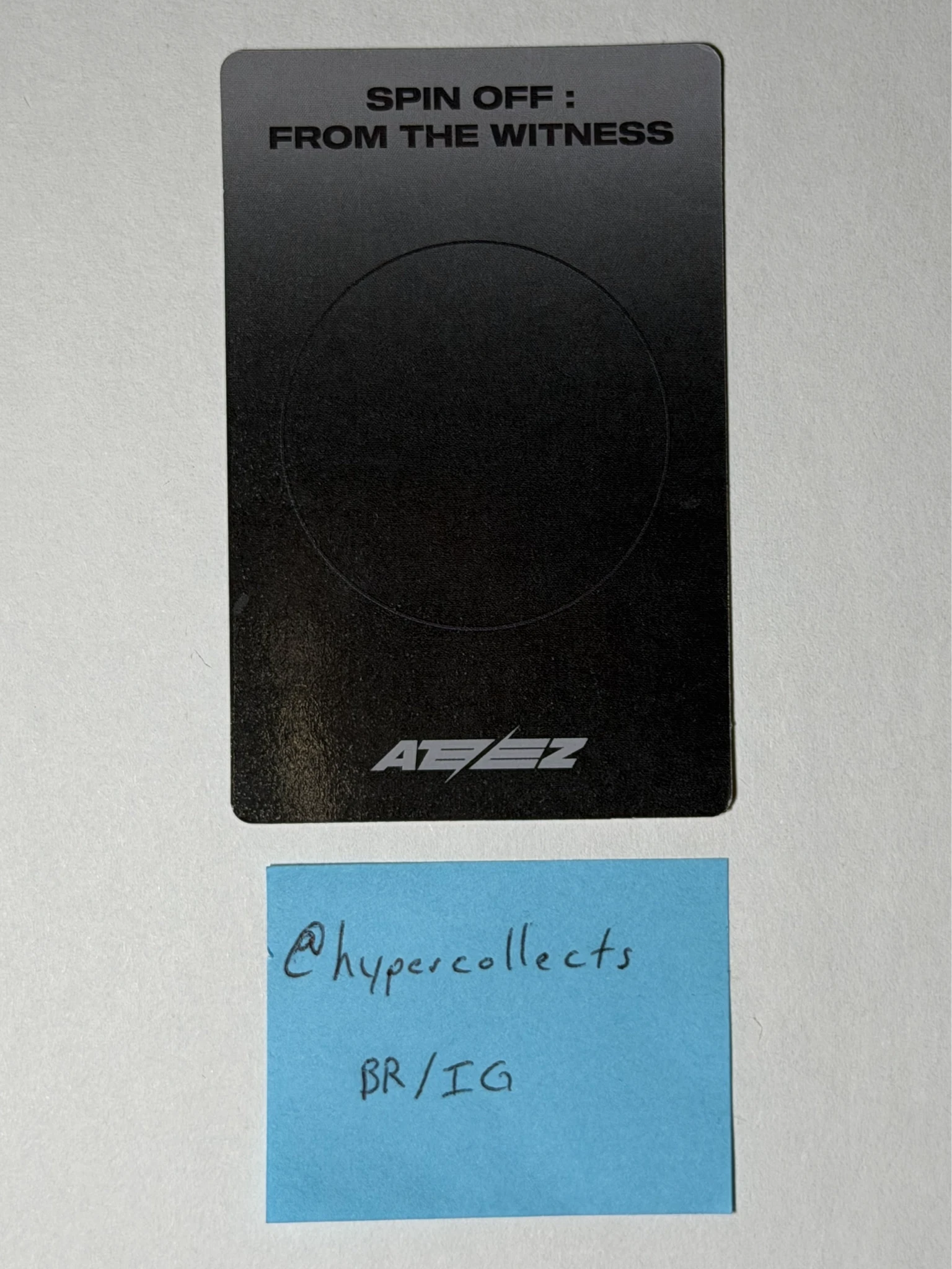 ATEEZ Yunho ATEEZ - Yunho - SPIN OFF : FROM THE WITNESS Album album photocard witness version version 2 listing photo 2