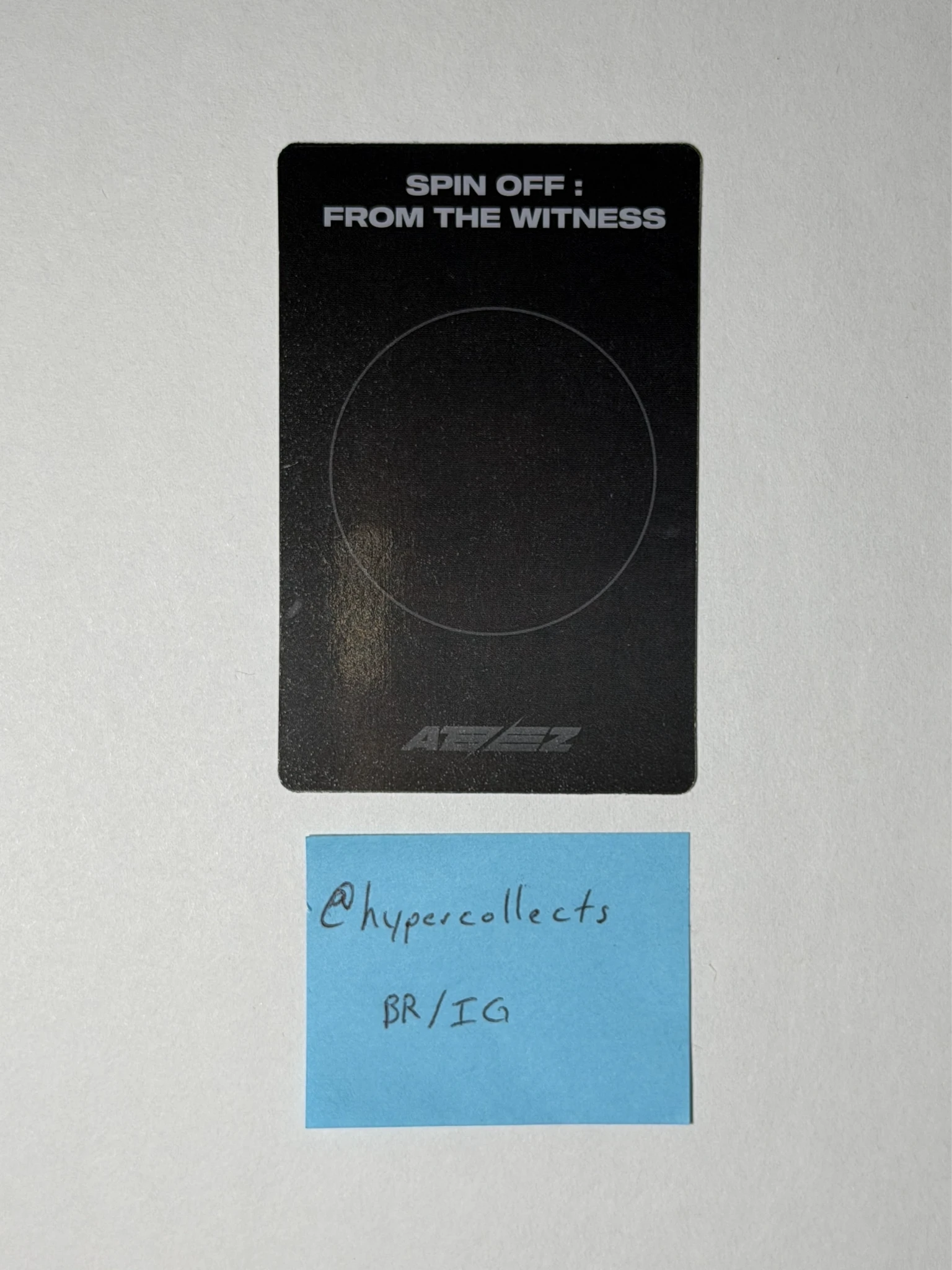 ATEEZ Yunho ATEEZ - Yunho - SPIN OFF : FROM THE WITNESS Album album photocard USA exclusive listing photo 2