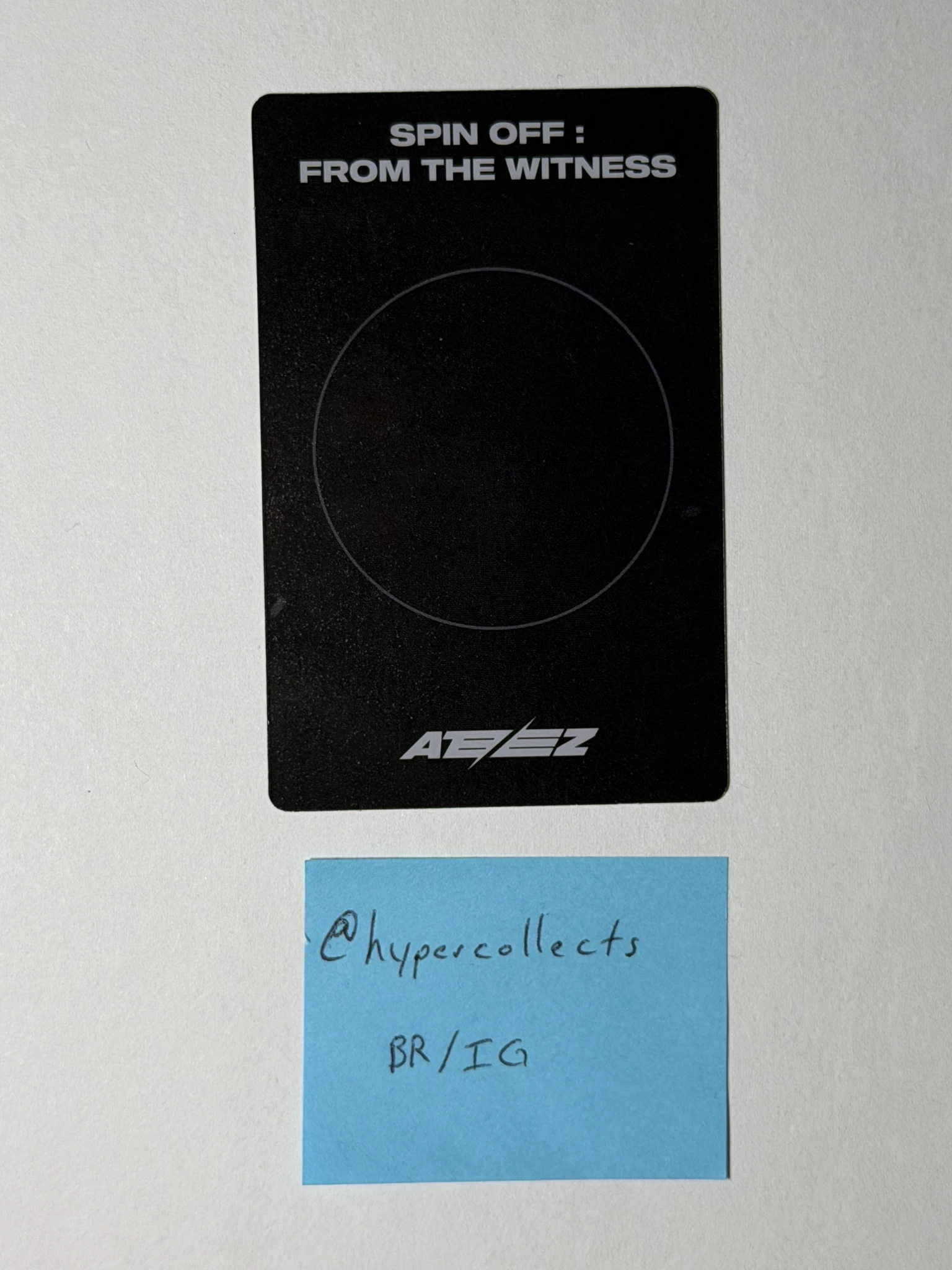 ATEEZ Yunho ATEEZ - Yunho - SPIN OFF : FROM THE WITNESS Album album photocard witness version version 3 listing photo 2