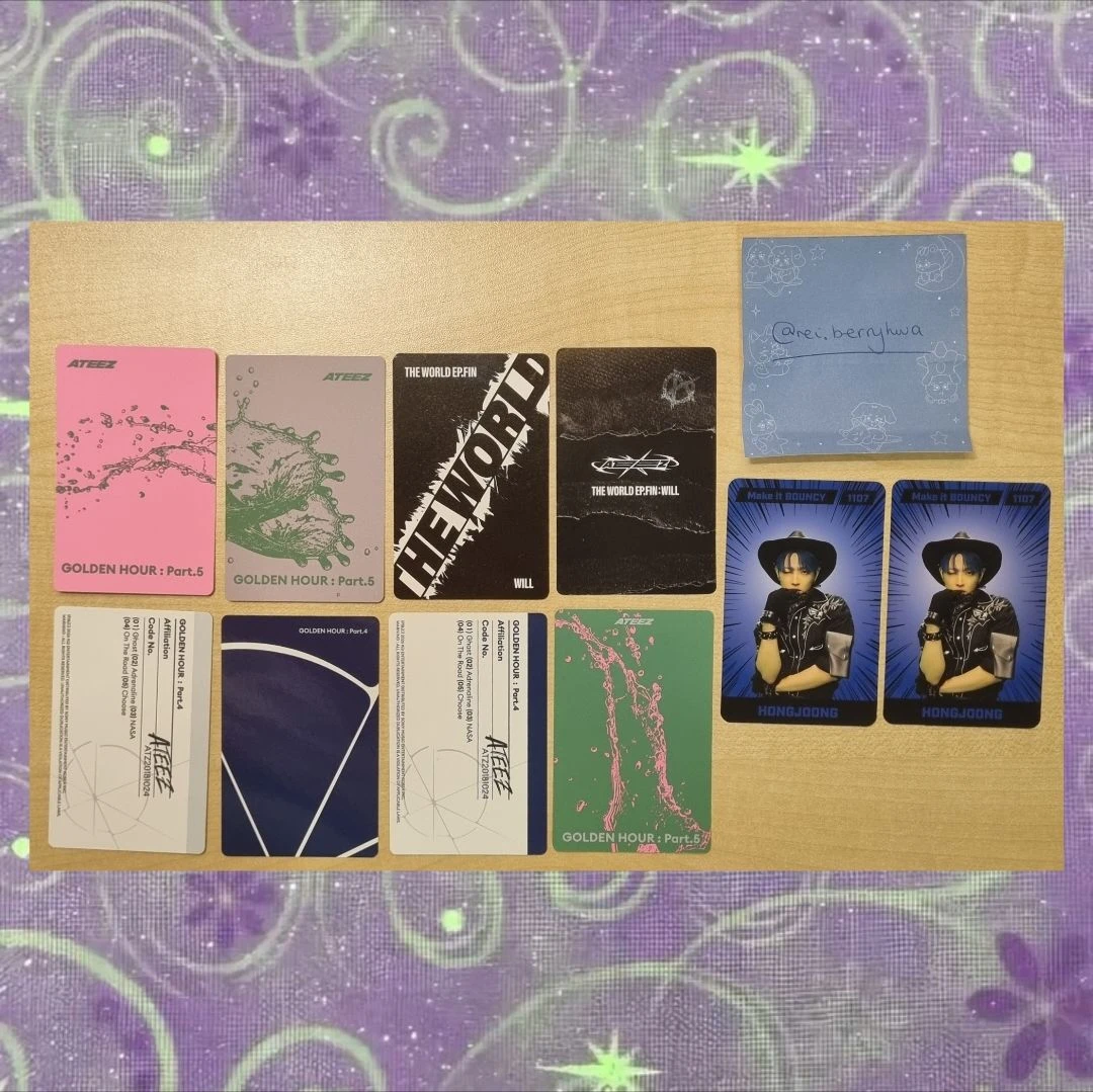 ATEEZ Yunho ATEEZ - Yunho - Golden Hour : Part.4 Album diary version A version listing photo 2
