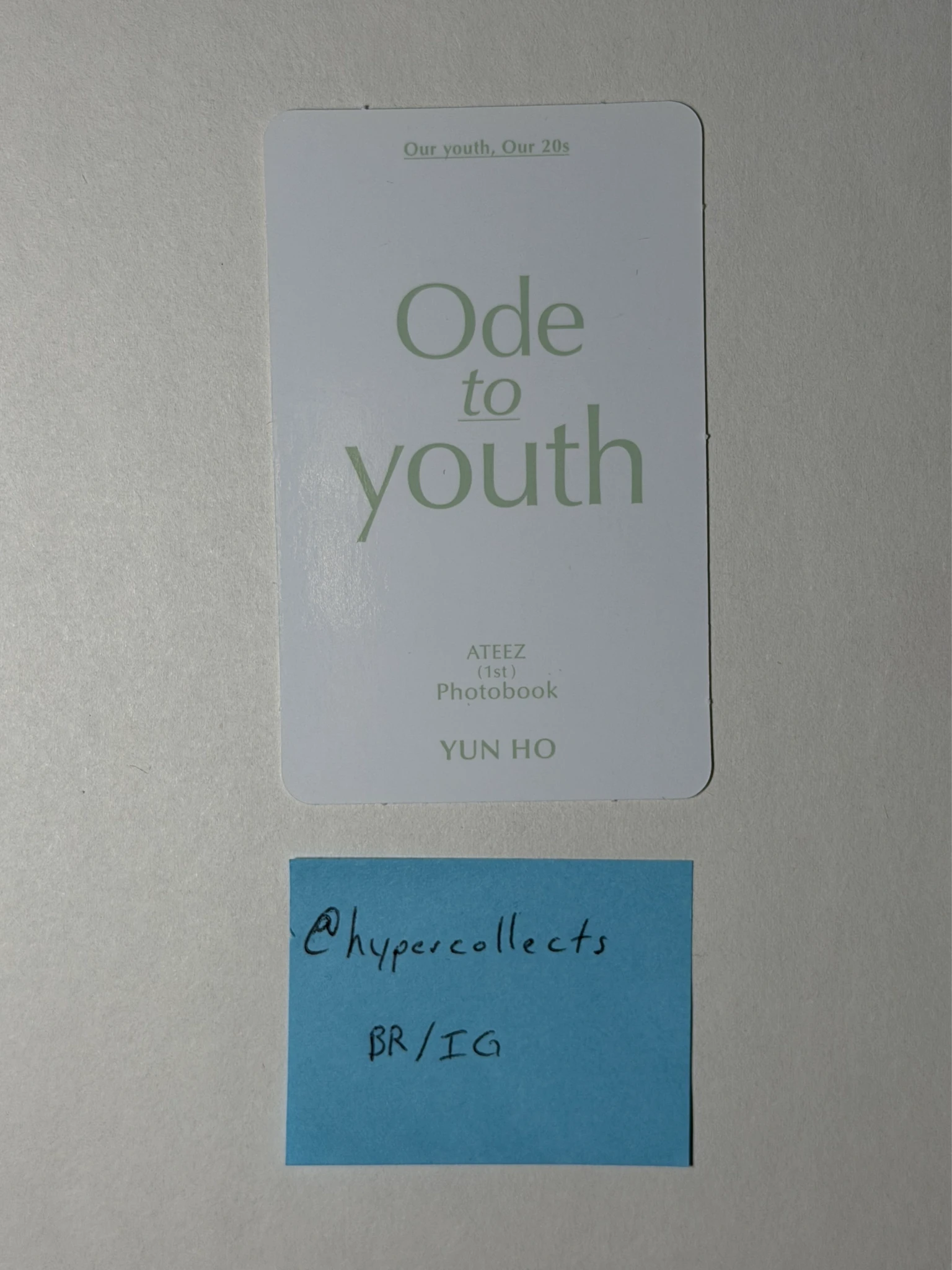 ATEEZ Yunho ATEEZ - Yunho - 1ST PHOTOBOOK [ODE TO YOUTH] Other photocard set listing photo 2