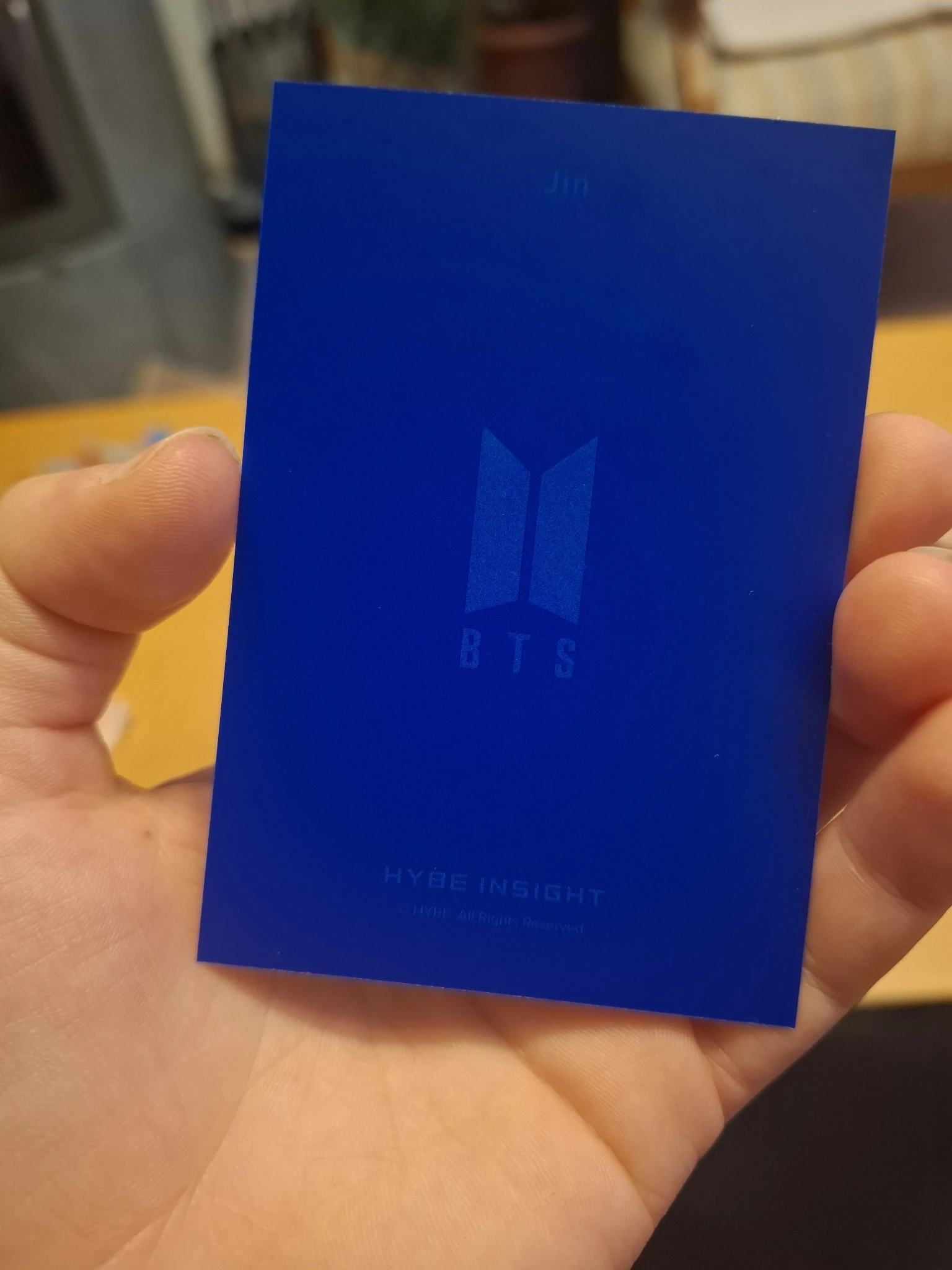 BTS SUGA BTS - SUGA - HYBE Insight Museum Event card ticket pvc card entrance benefit listing photo 2