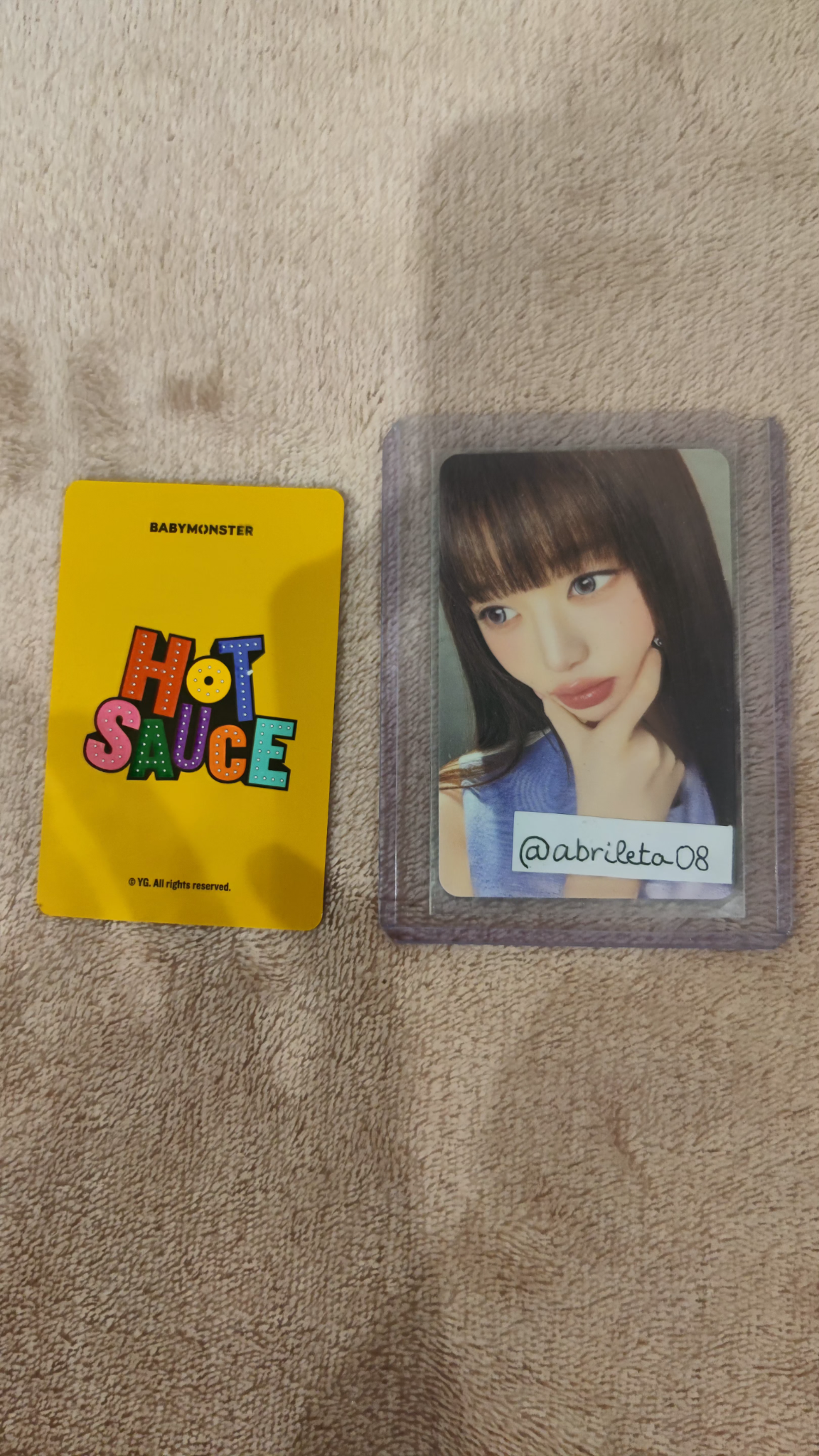 BABYMONSTER Rora BABYMONSTER - Rora - HOT SAUCE Album trading card listing photo 2