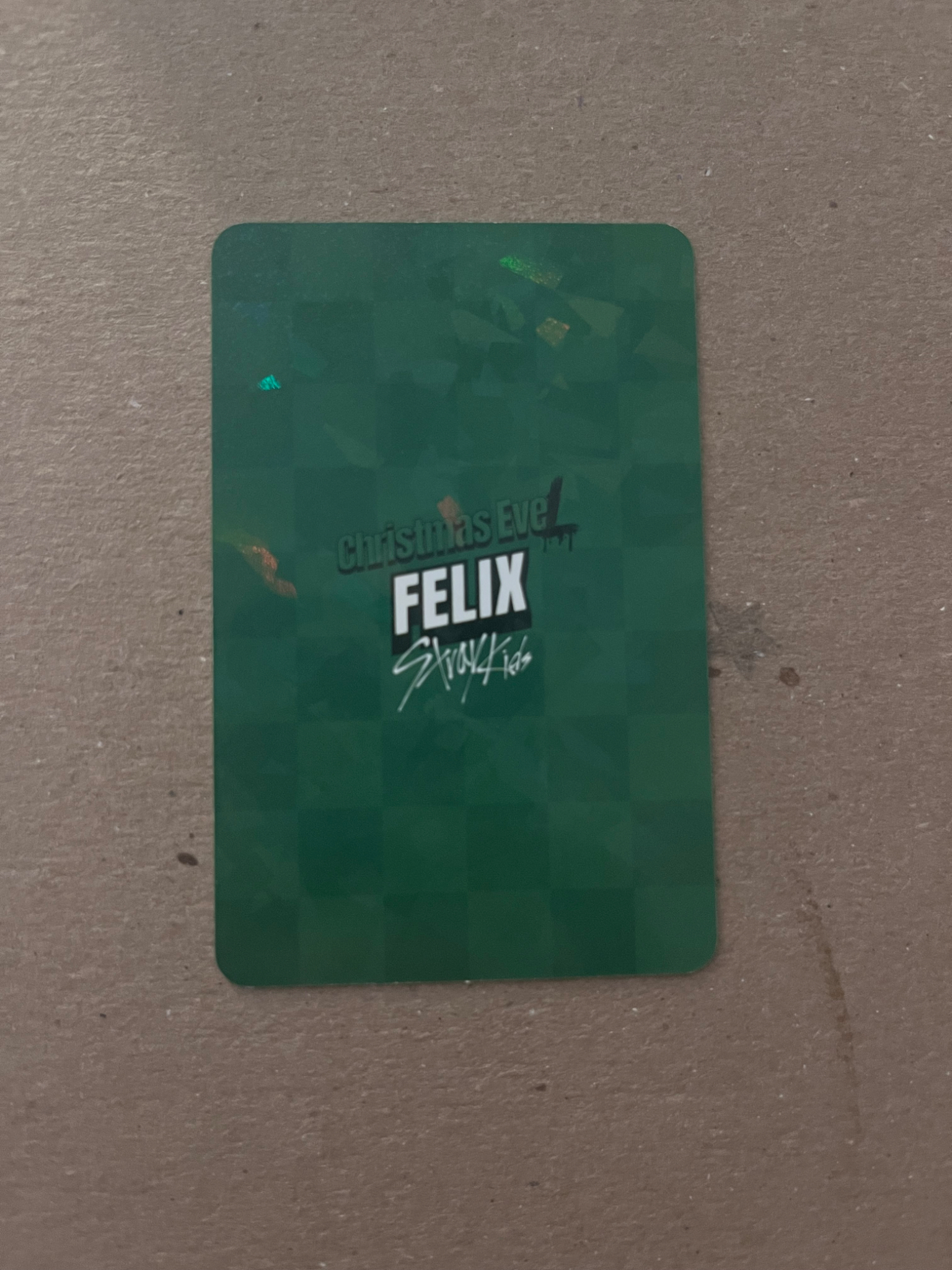 Stray Kids Felix Stray Kids - Felix - Christmas EveL Album album photocard glitter ver. glitter listing photo 2