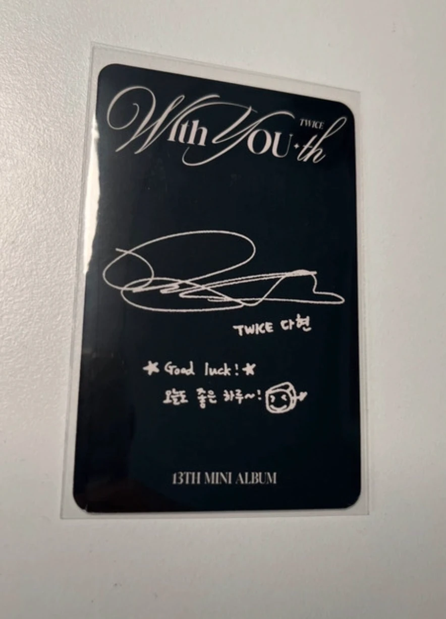 TWICE Dahyun TWICE-Dahyun-Album-with you-th listing photo 2