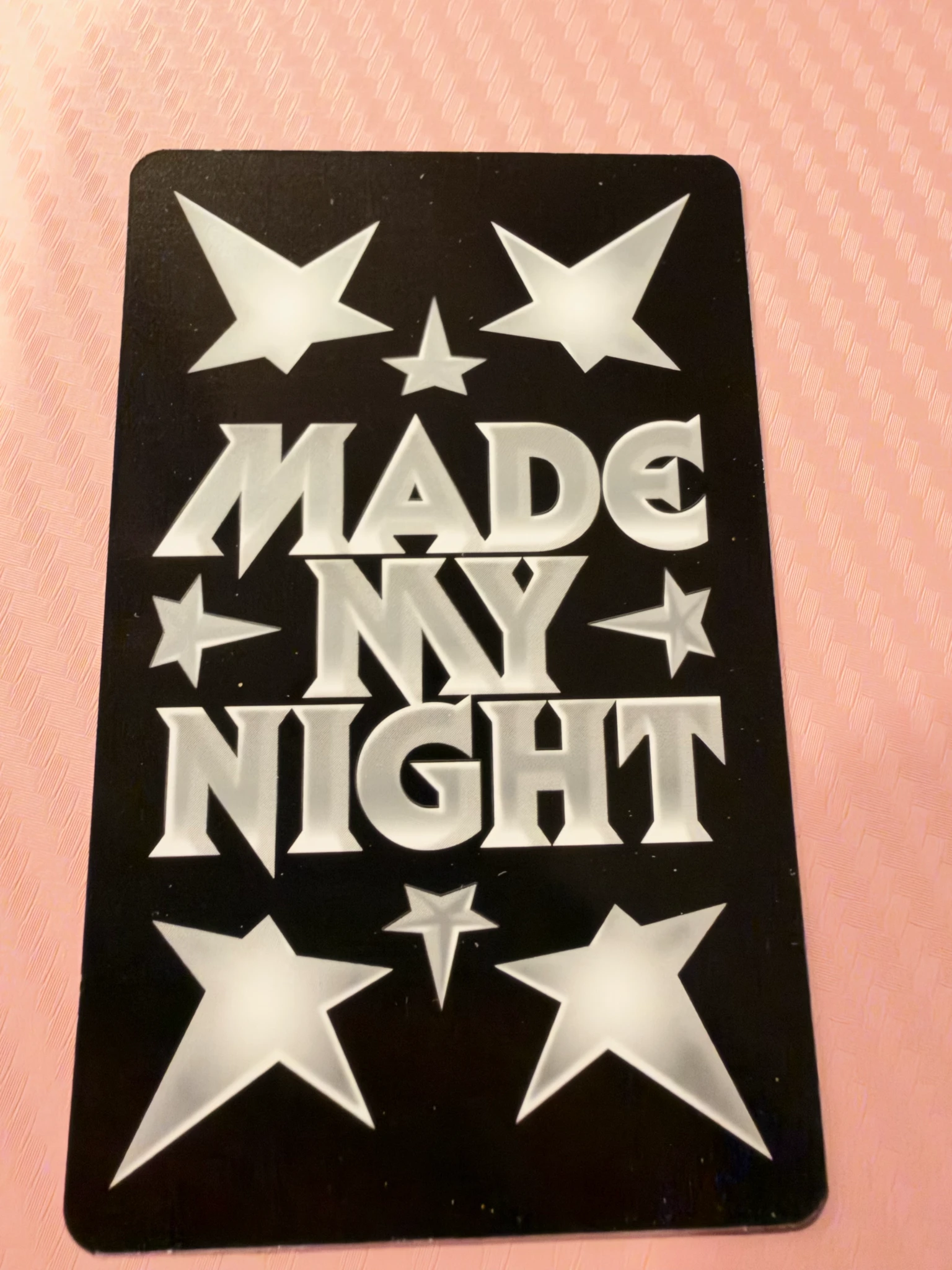 LE SSERAFIM Huh Yunjin LE SSERAFIM - Huh Yunjin - Made My Night Album album photocard chemical night version listing photo 2