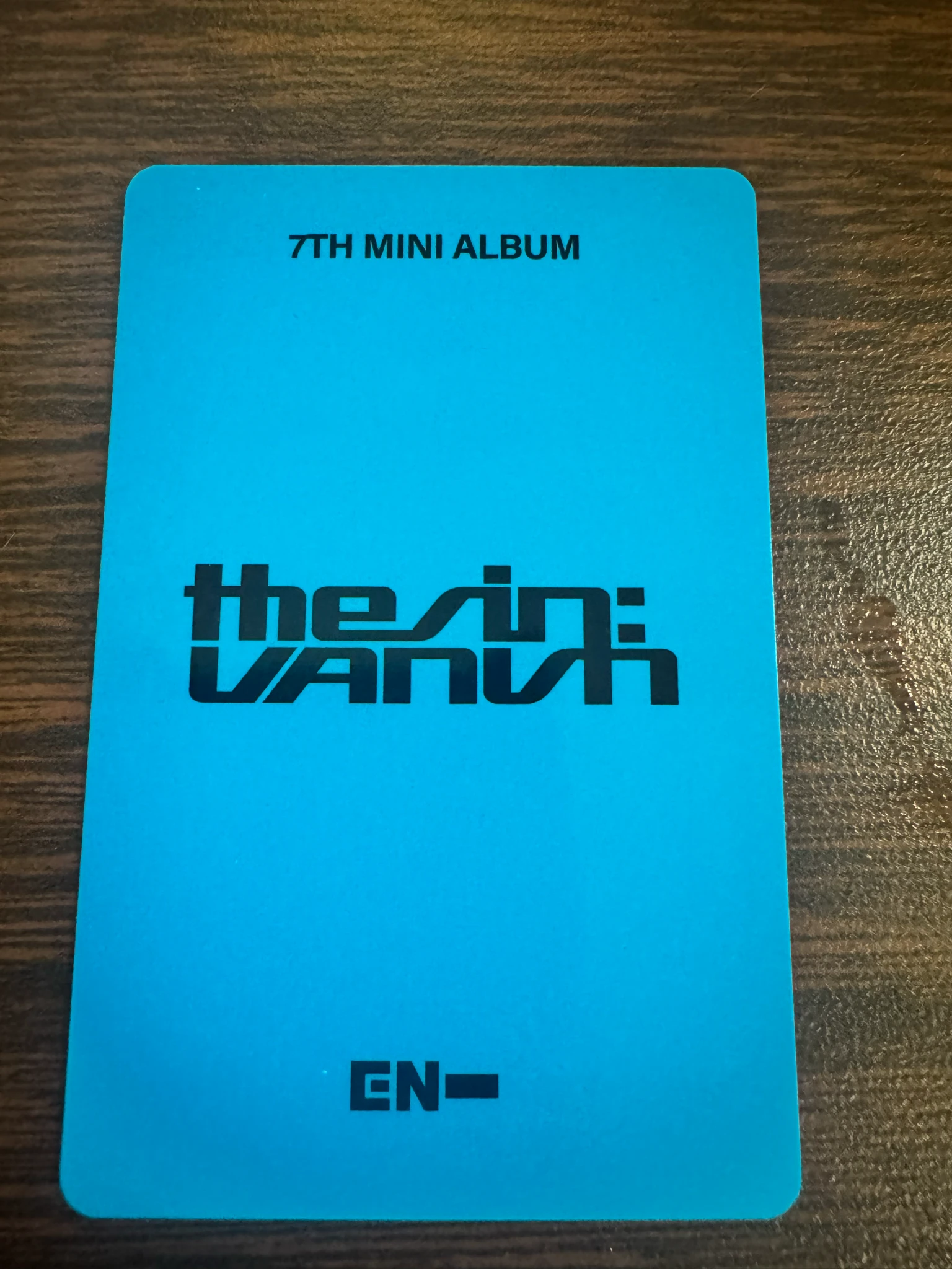 ENHYPEN Sunoo ENHYPEN - Sunoo - THE SIN: VANISH Album withfans / yizhiyu (yzy) round 2 video call (fancall) listing photo 2