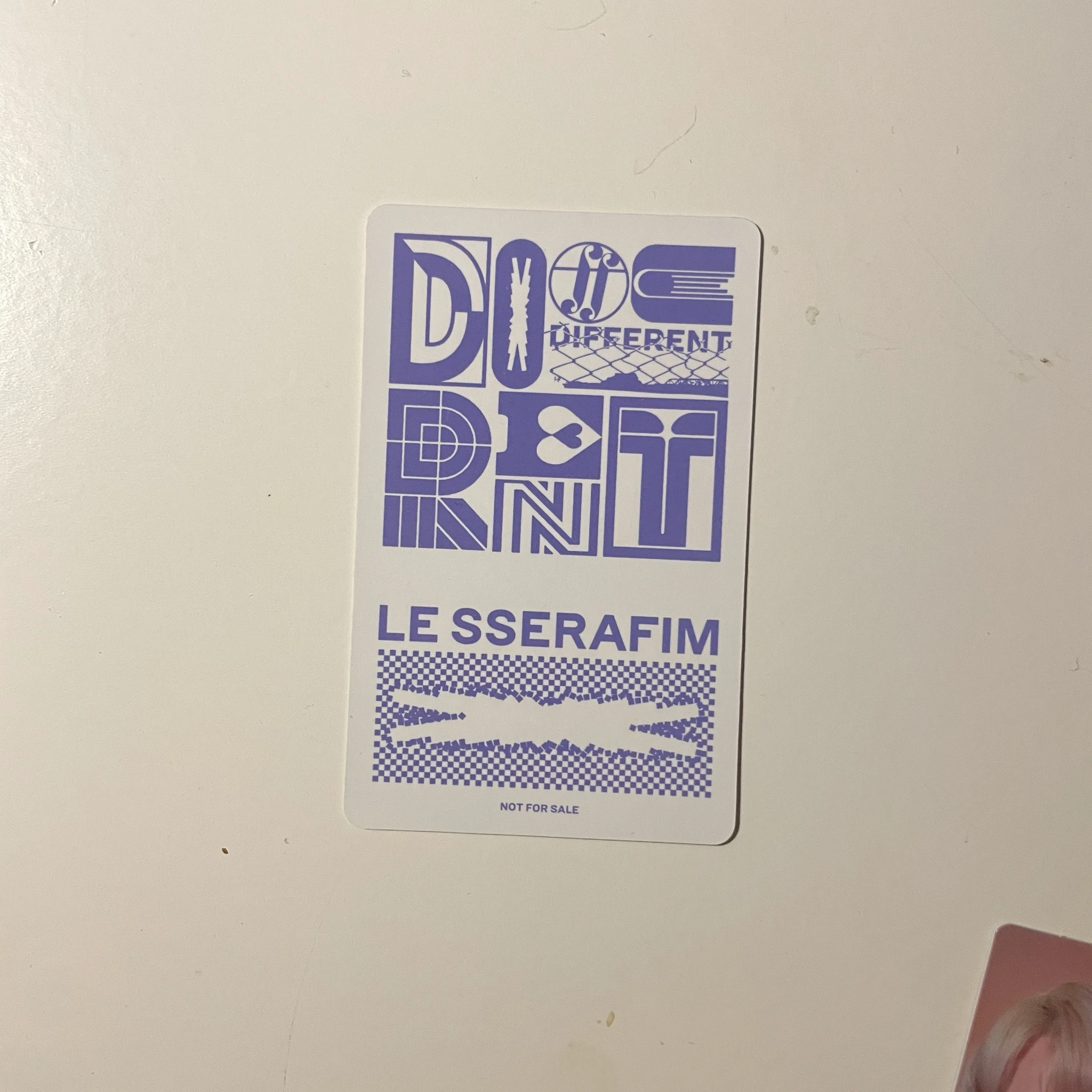 LE SSERAFIM Kazuha LE SSERAFIM - Kazuha - DIFFERENT Album weverse japan lucky draw round 4 listing photo 2