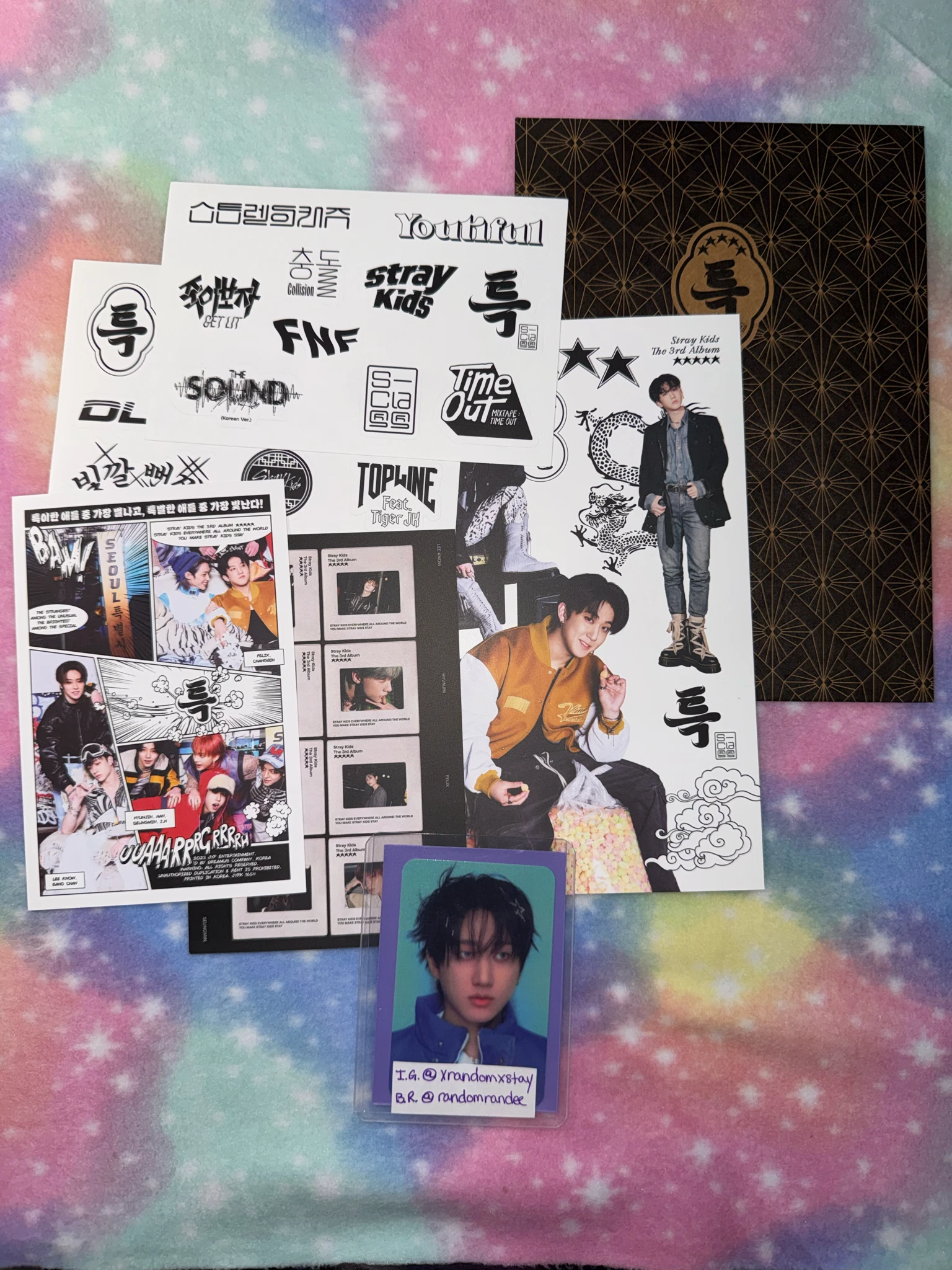 Stray Kids Changbin Stray Kids - Changbin - 5-STAR Album mini poster album inclusion listing photo 2