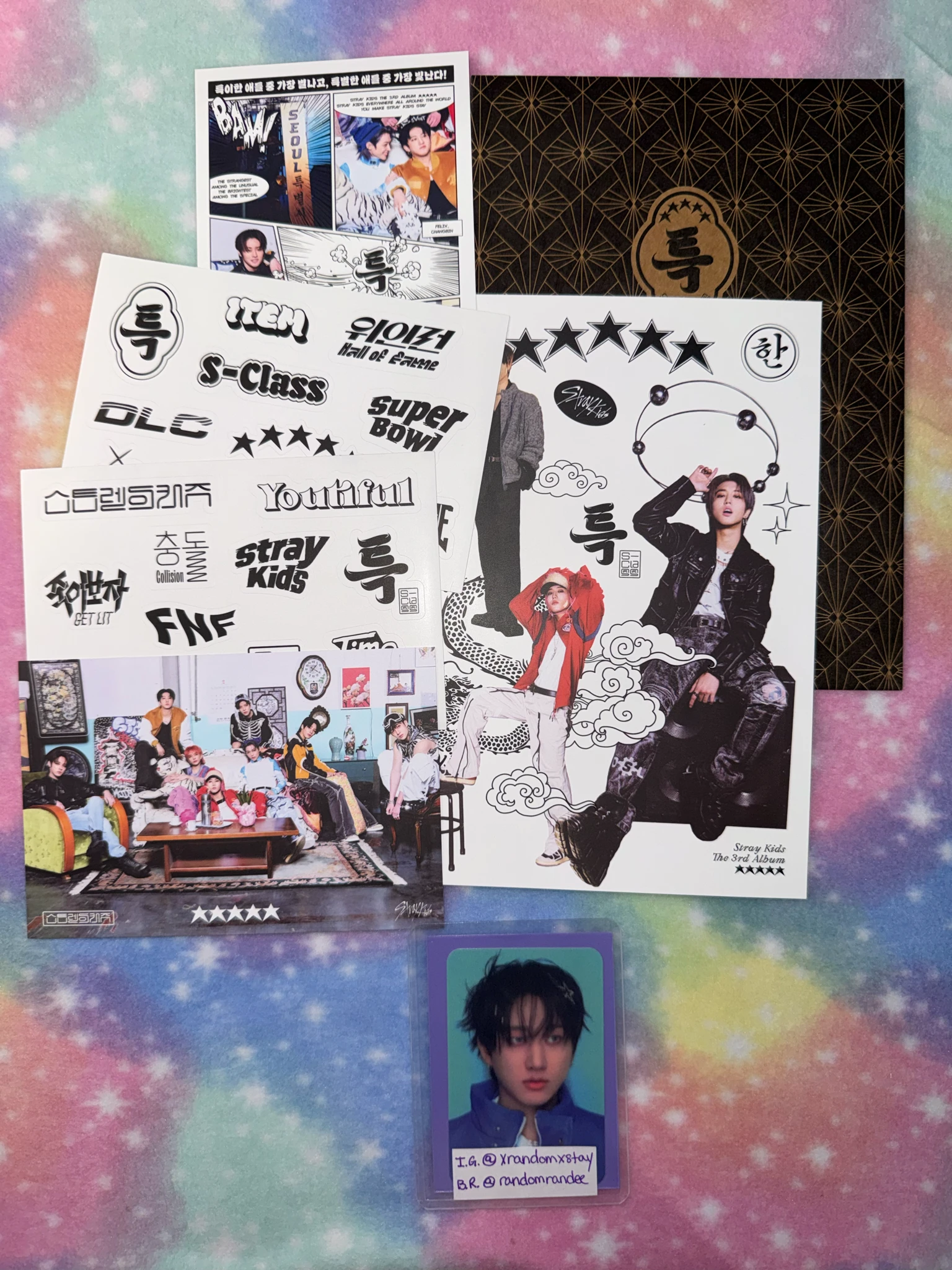Stray Kids HAN Stray Kids - HAN - 5-STAR Album mini poster album inclusion listing photo 2
