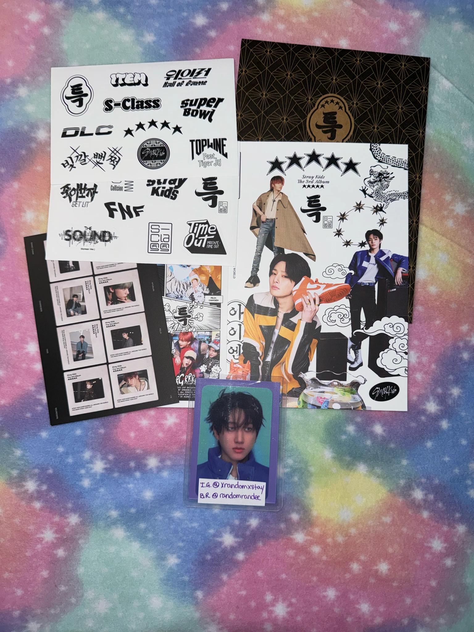 Stray Kids I.N Stray Kids - I.N - 5-STAR Album album inclusion mini poster listing photo 2
