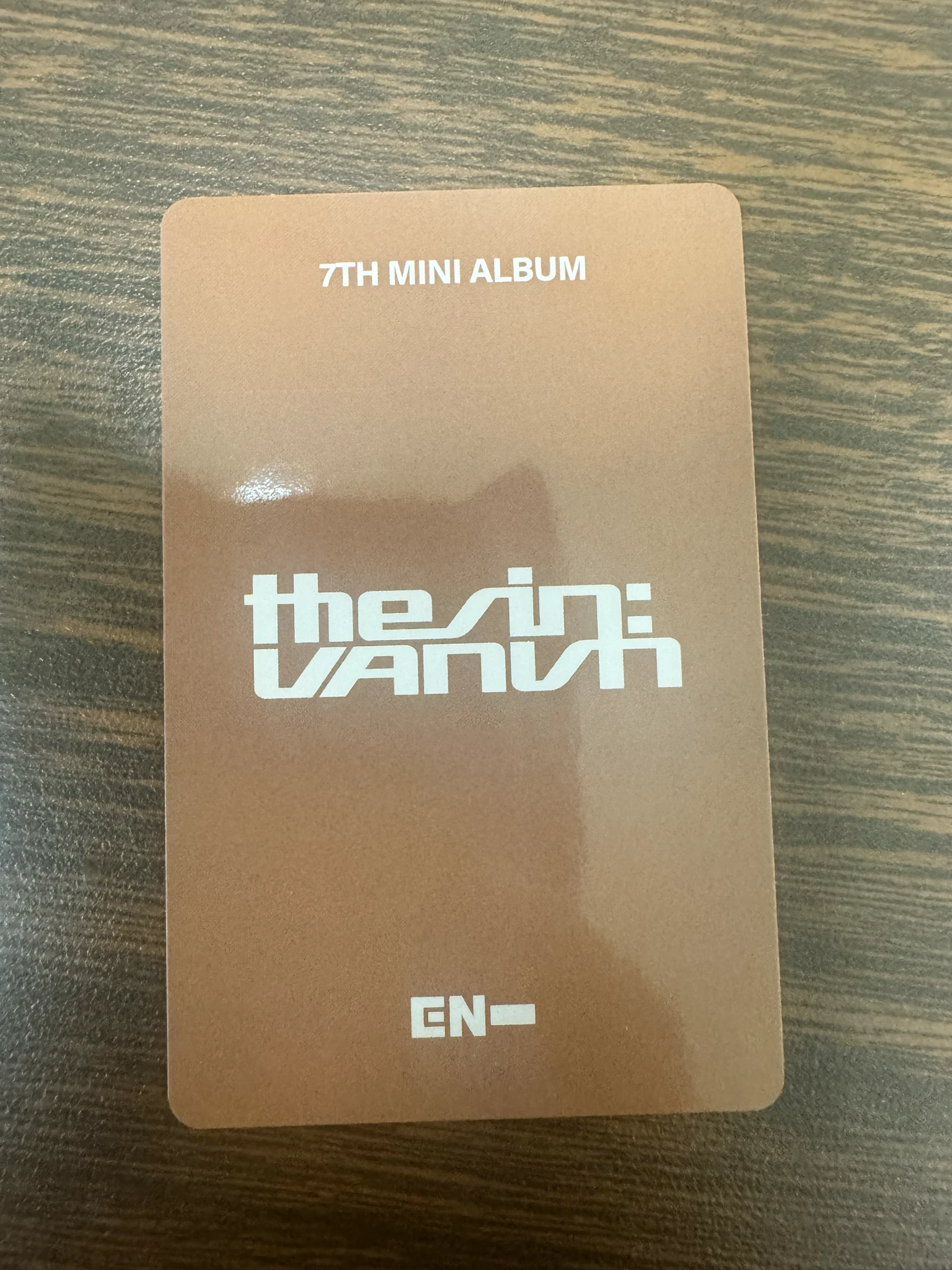ENHYPEN Sunoo ENHYPEN - Sunoo - THE SIN: VANISH Album round 5 video call/fancall withfans / yizhiyu (yzy) listing photo 2